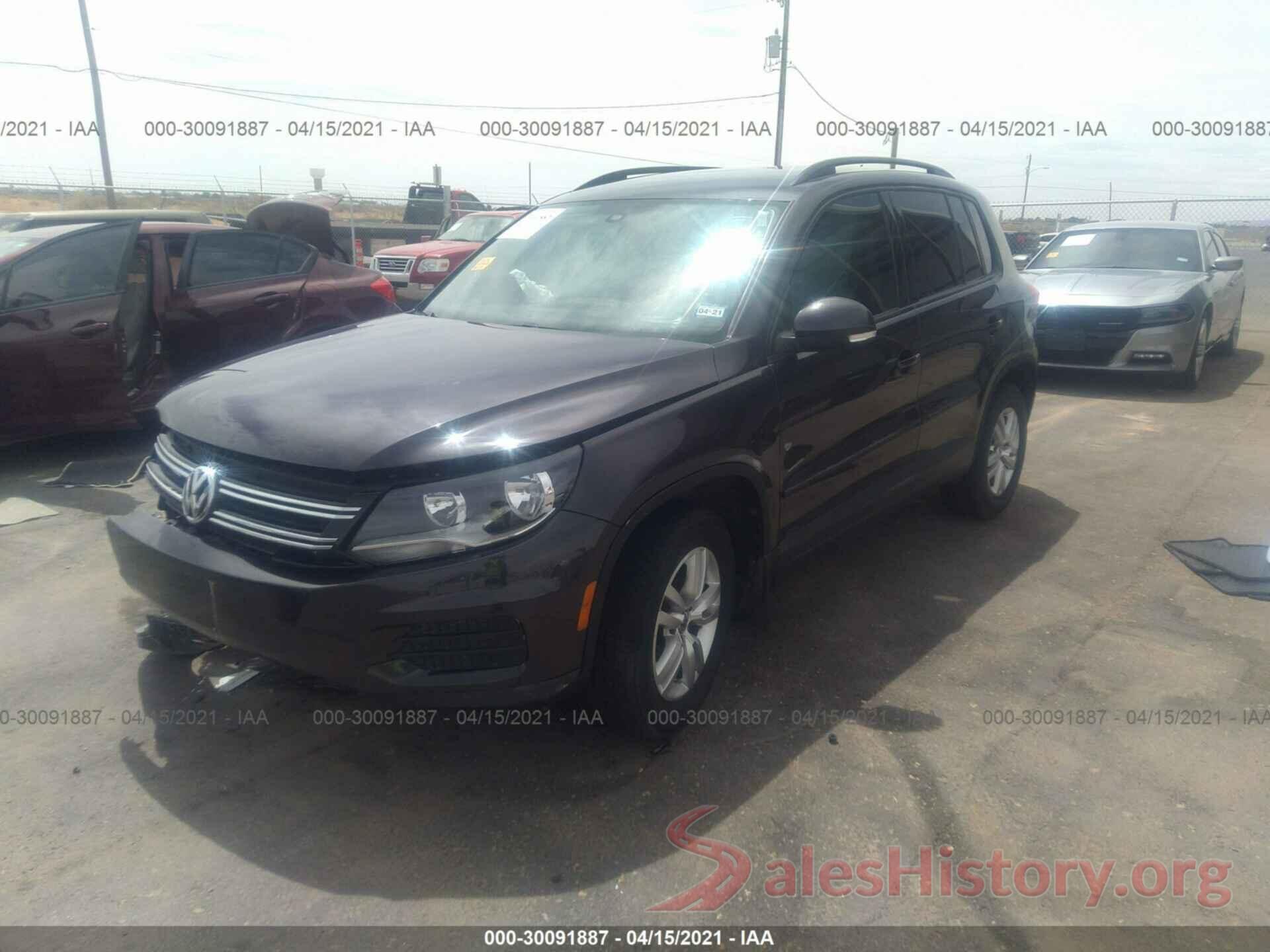 WVGBV7AXXGW567897 2016 VOLKSWAGEN TIGUAN