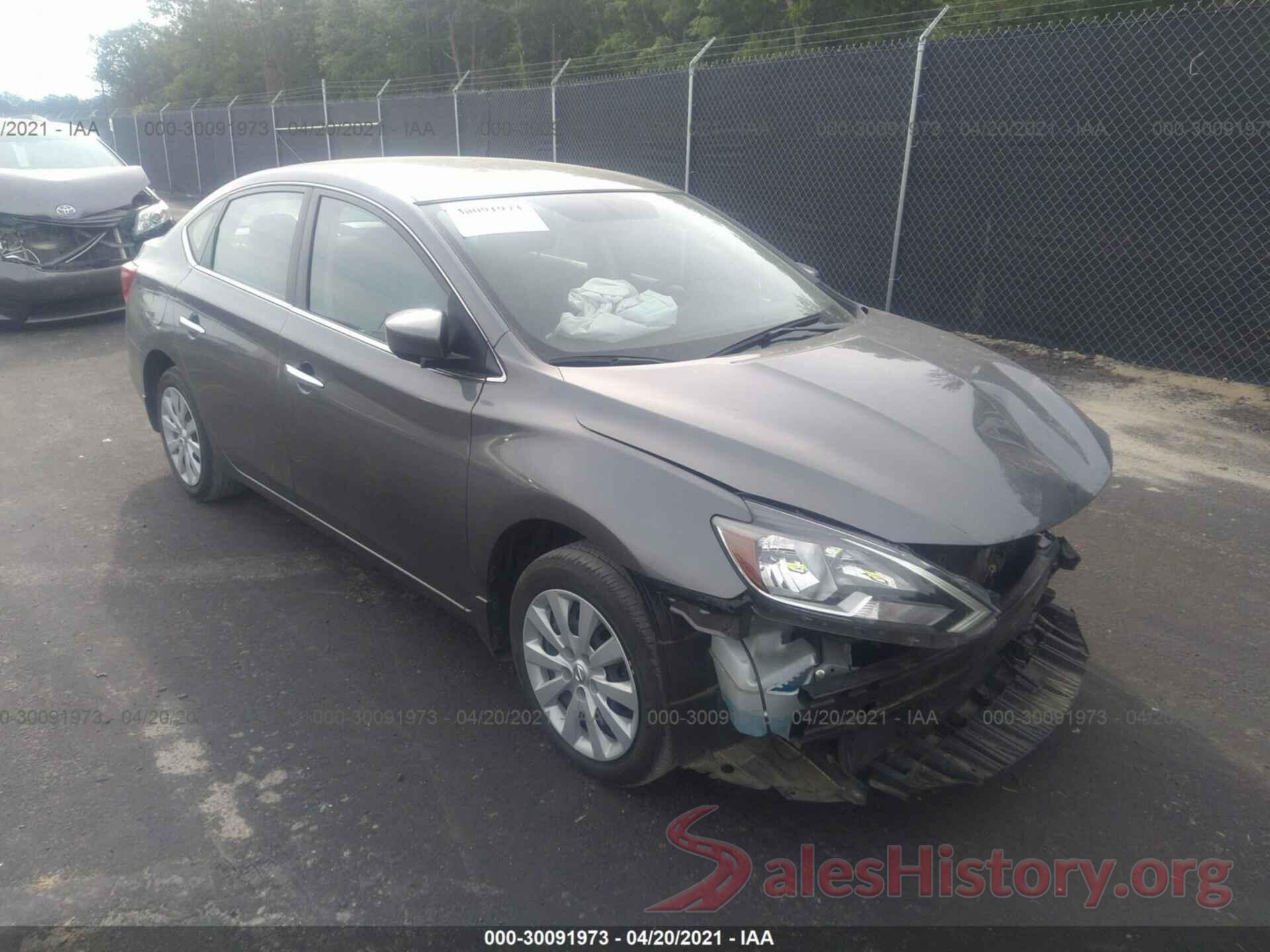 3N1AB7AP8KY245434 2019 NISSAN SENTRA