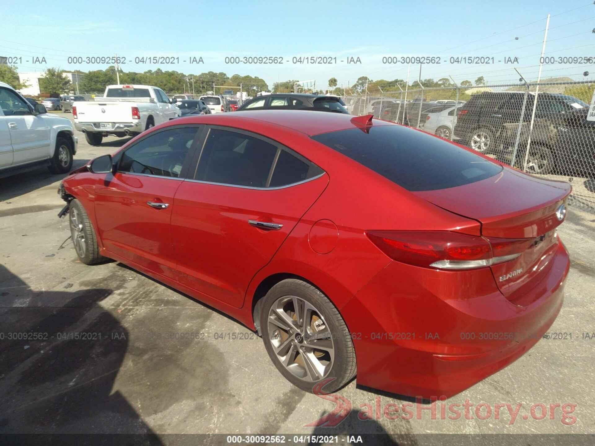 5NPD84LF0HH054317 2017 HYUNDAI ELANTRA