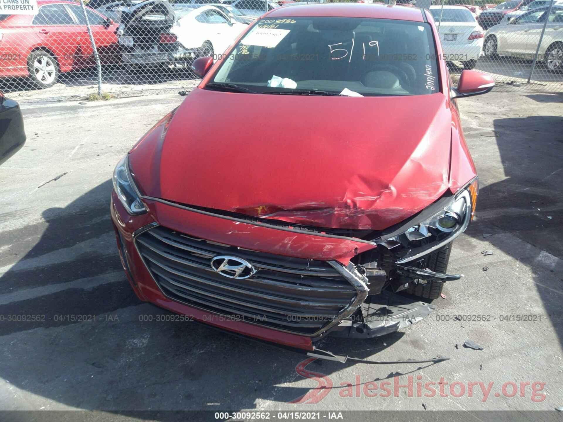 5NPD84LF0HH054317 2017 HYUNDAI ELANTRA