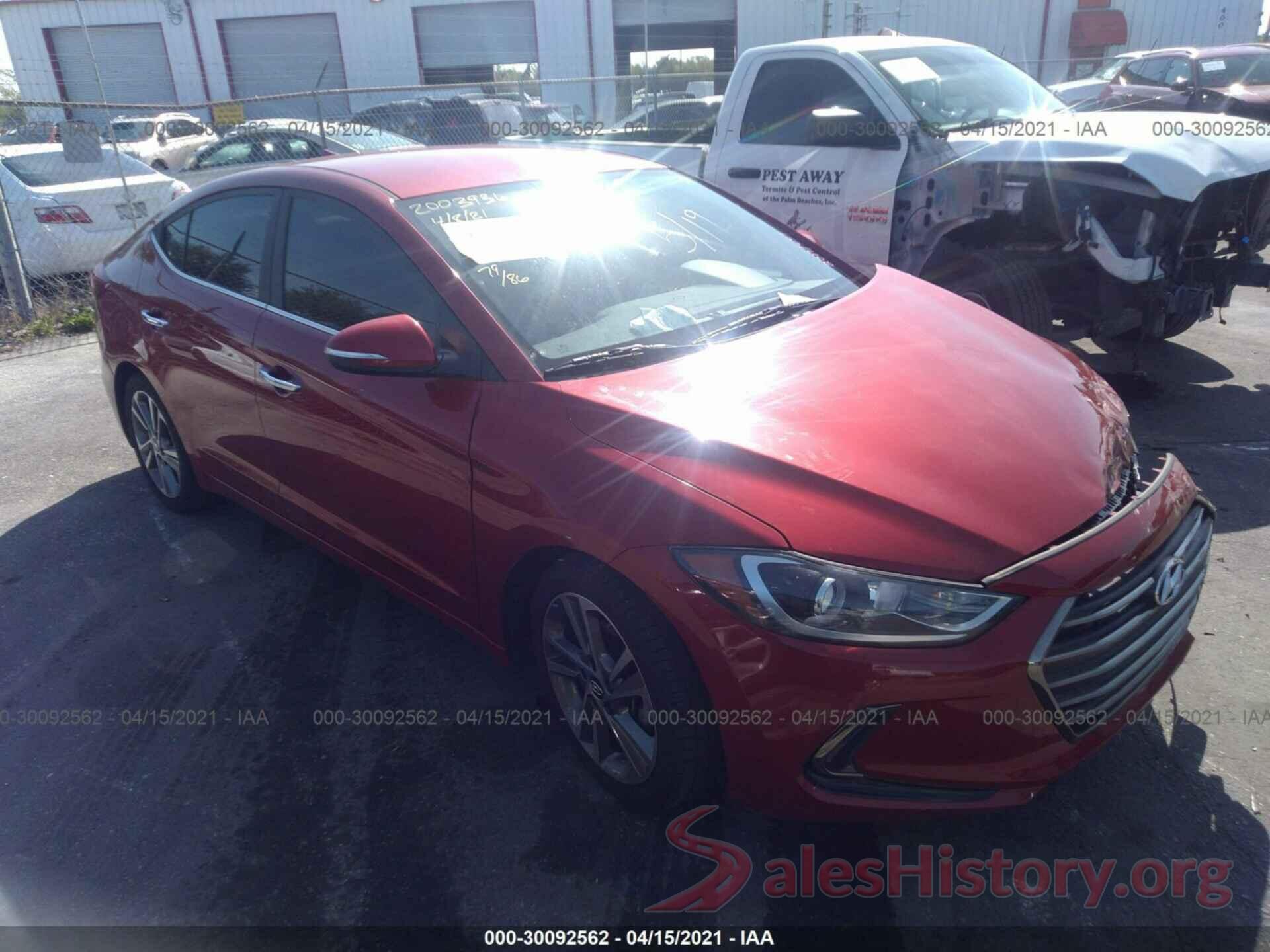 5NPD84LF0HH054317 2017 HYUNDAI ELANTRA