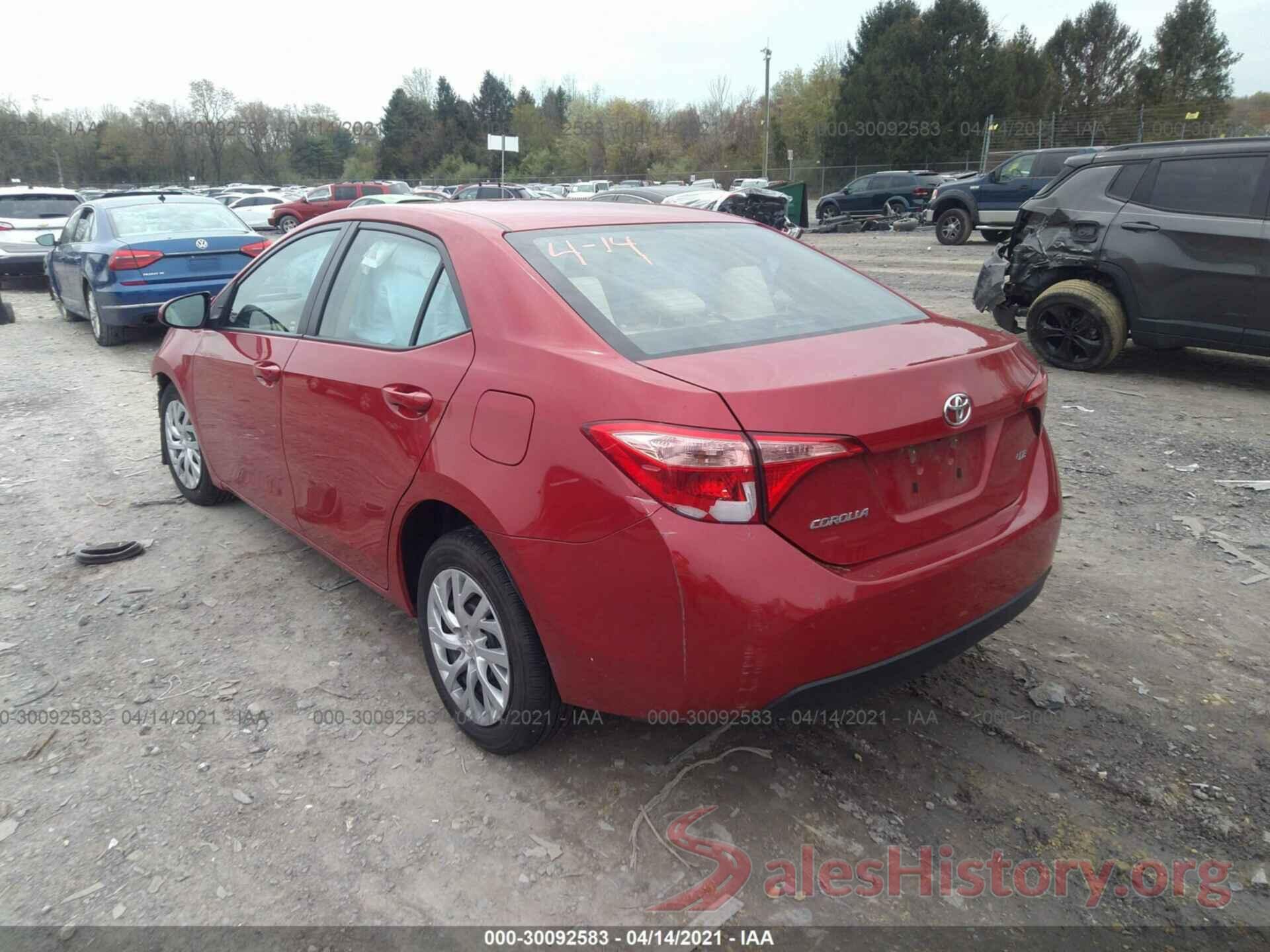 2T1BURHE8KC224157 2019 TOYOTA COROLLA