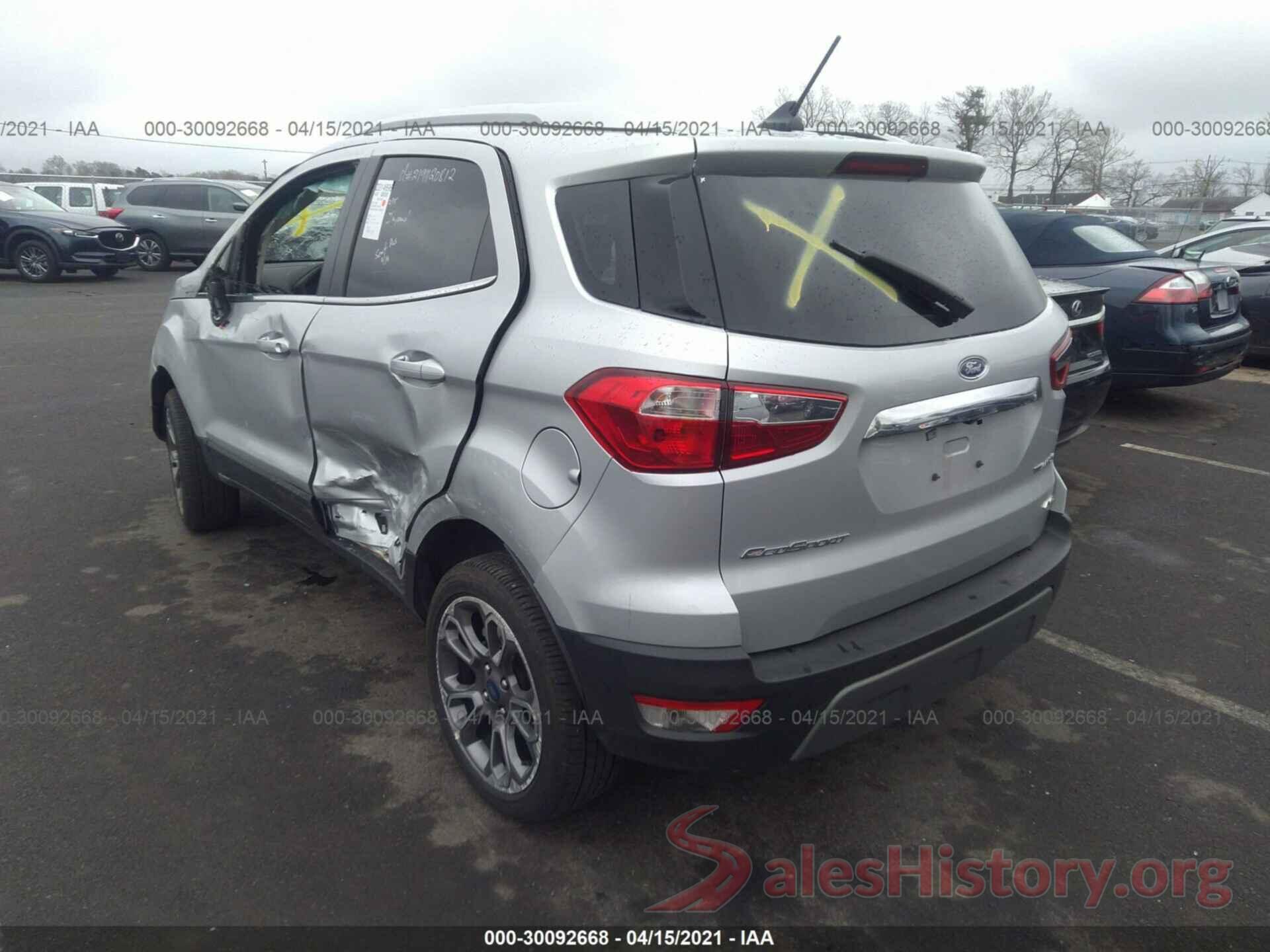 MAJ6S3KL1LC365437 2020 FORD ECOSPORT