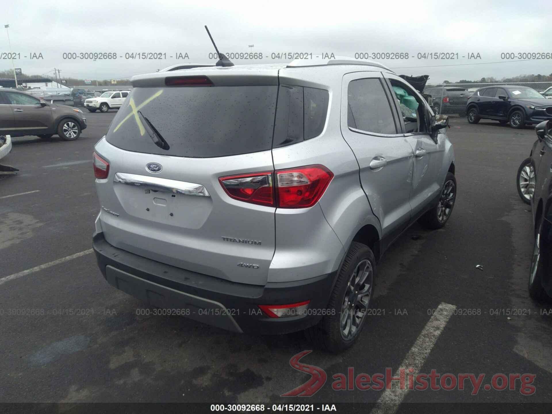 MAJ6S3KL1LC365437 2020 FORD ECOSPORT