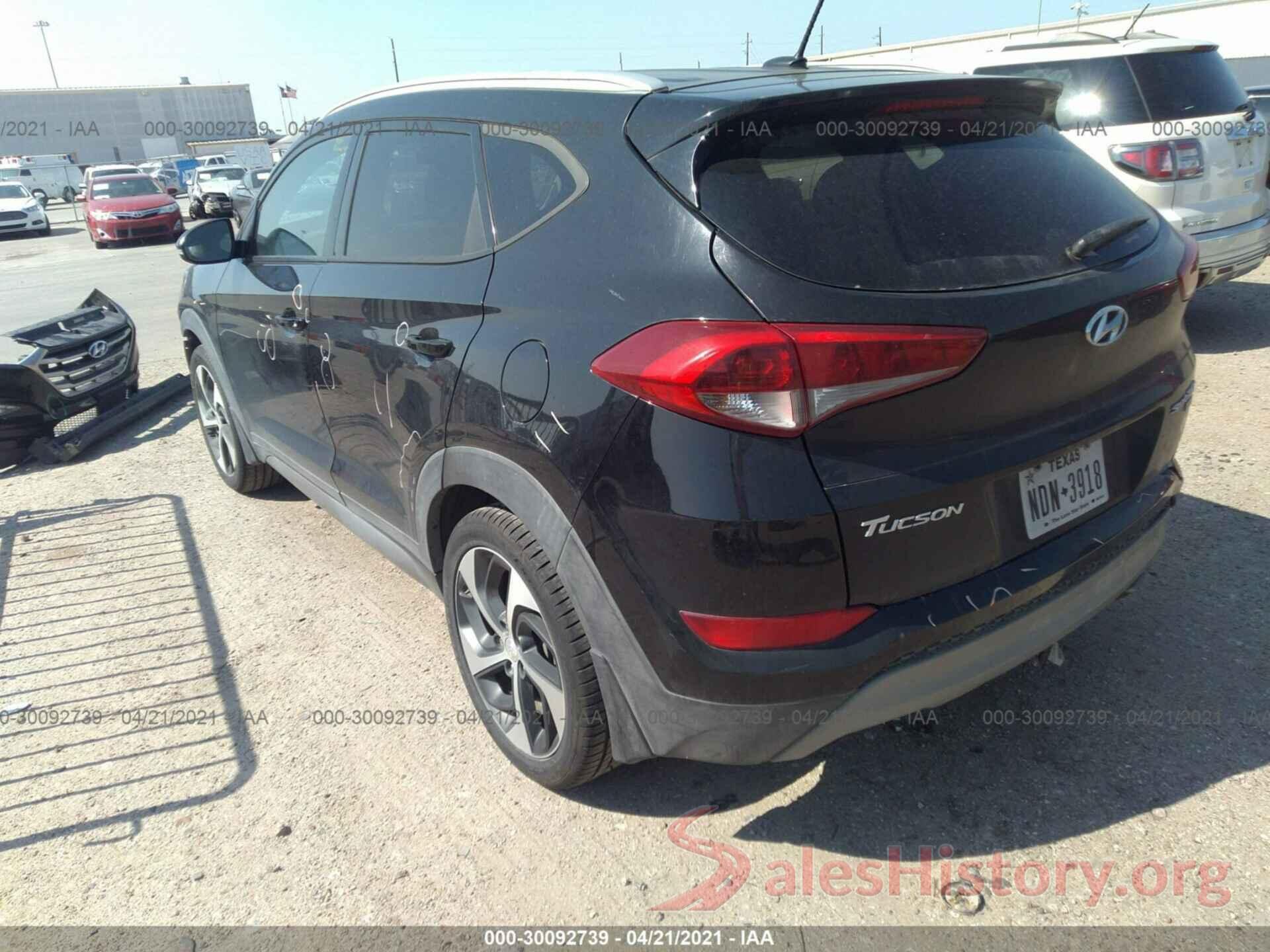 KM8J3CA21HU302118 2017 HYUNDAI TUCSON