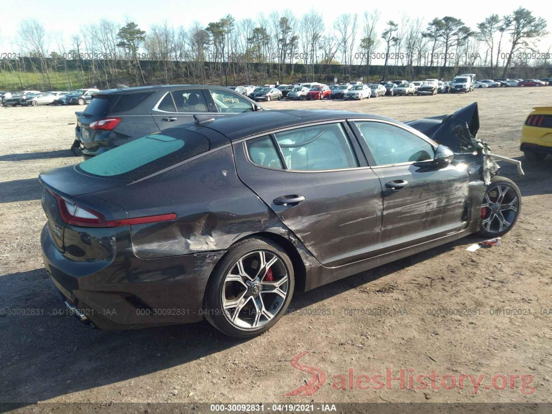 KNAE45LC0K6053940 2019 KIA STINGER