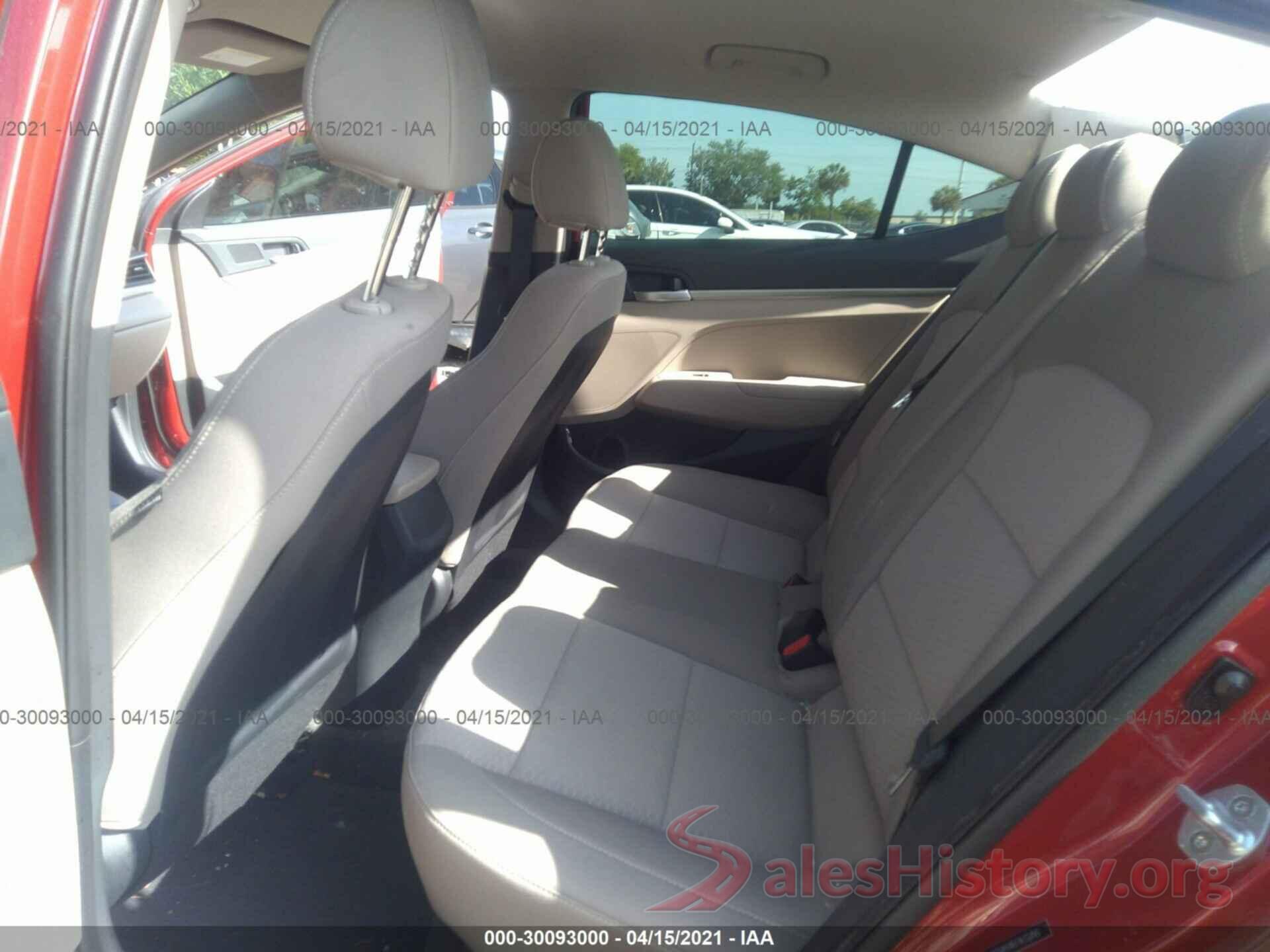 5NPD74LF8KH492707 2019 HYUNDAI ELANTRA