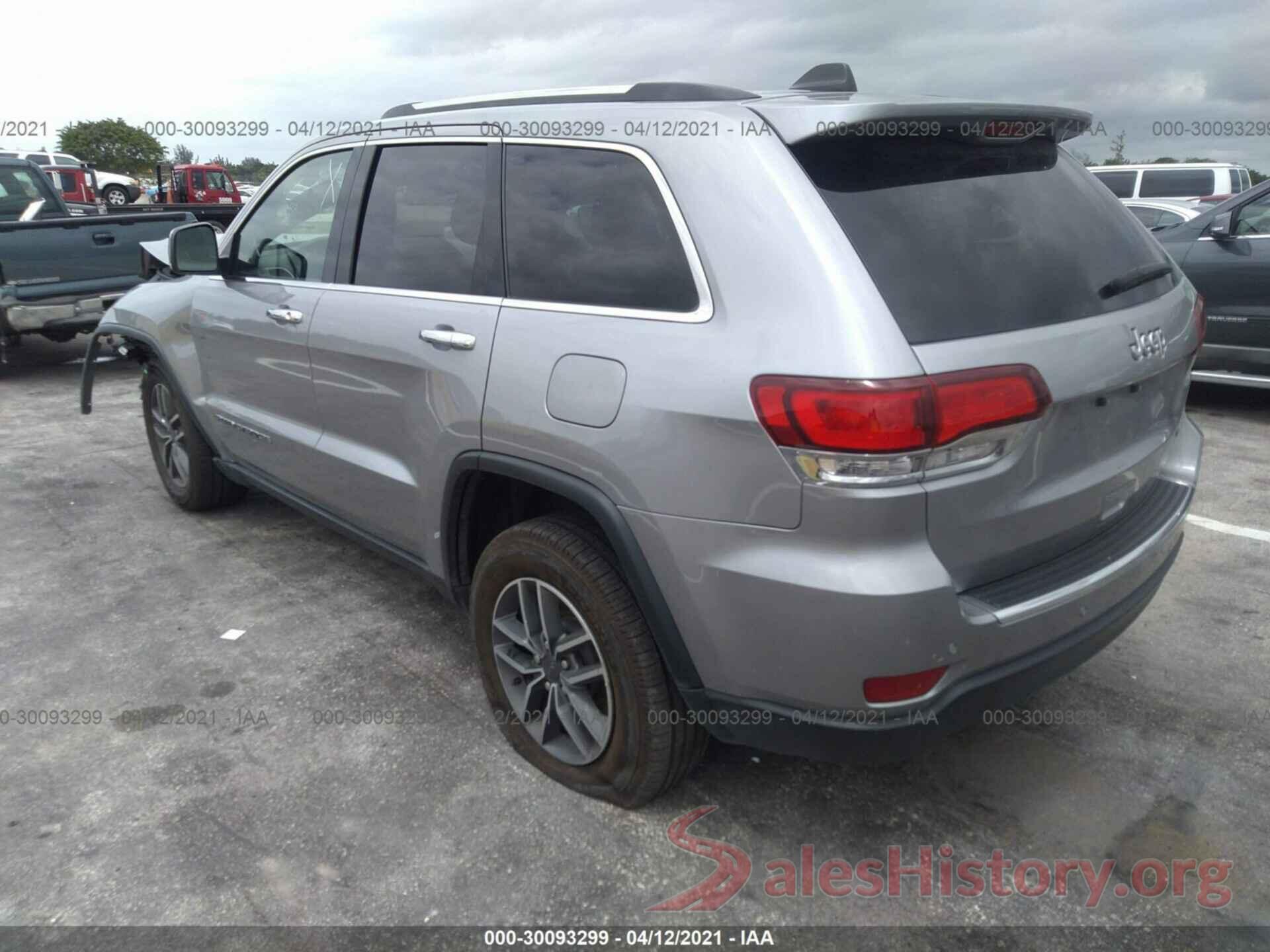 1C4RJEBG7LC118061 2020 JEEP GRAND CHEROKEE