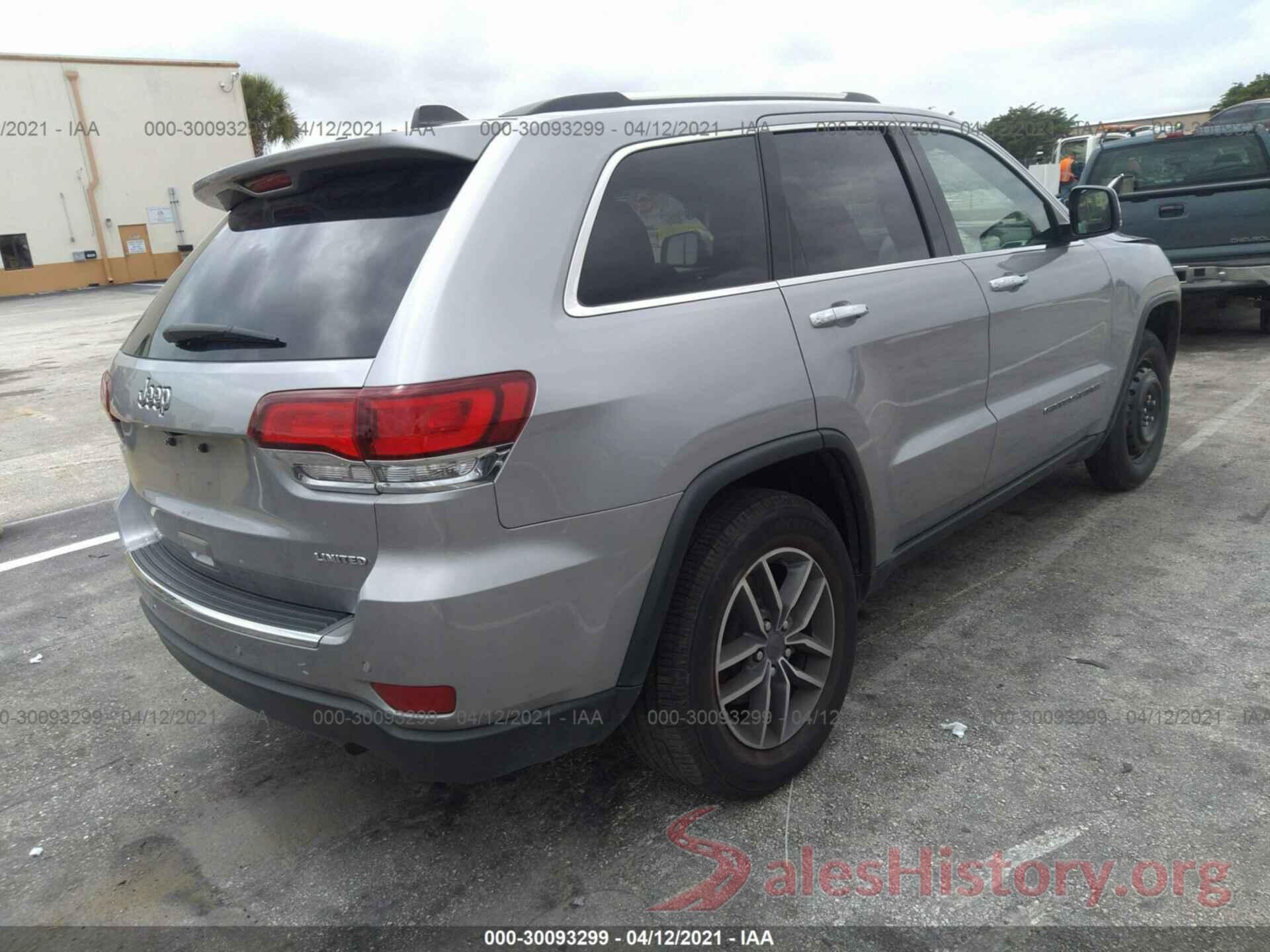 1C4RJEBG7LC118061 2020 JEEP GRAND CHEROKEE