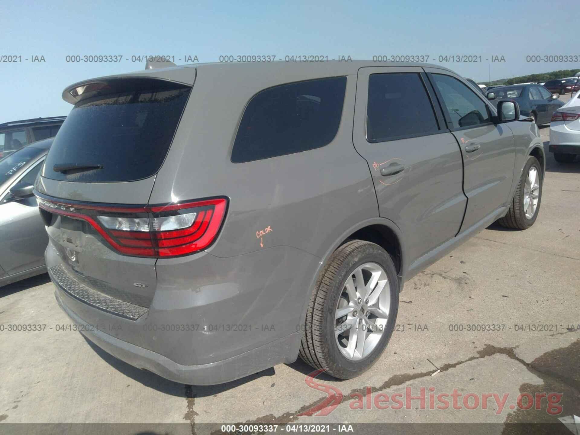 1C4RDHDG9MC659703 2021 DODGE DURANGO