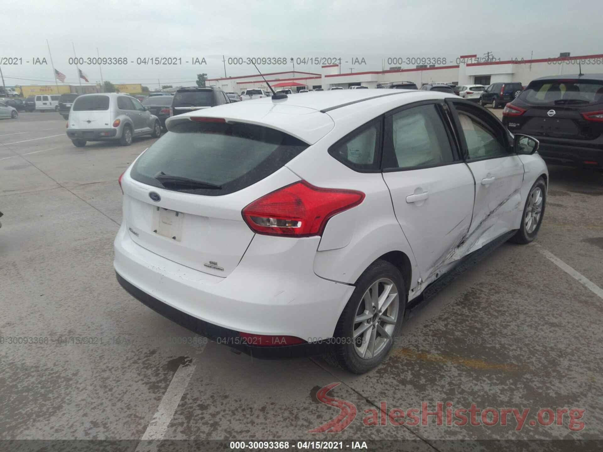 1FADP3K2XGL320356 2016 FORD FOCUS