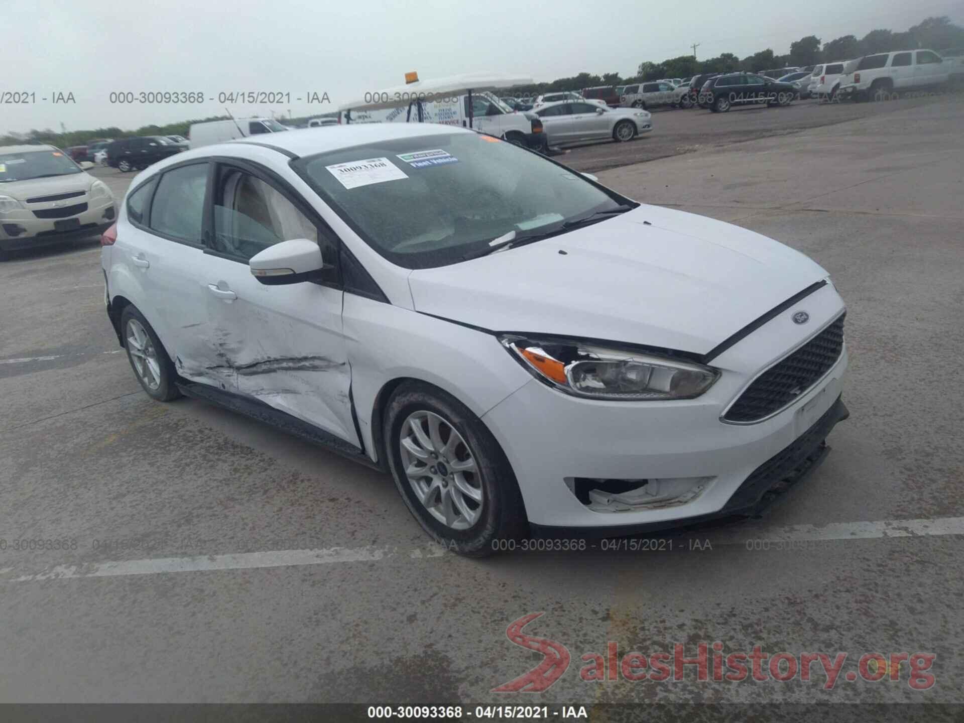 1FADP3K2XGL320356 2016 FORD FOCUS