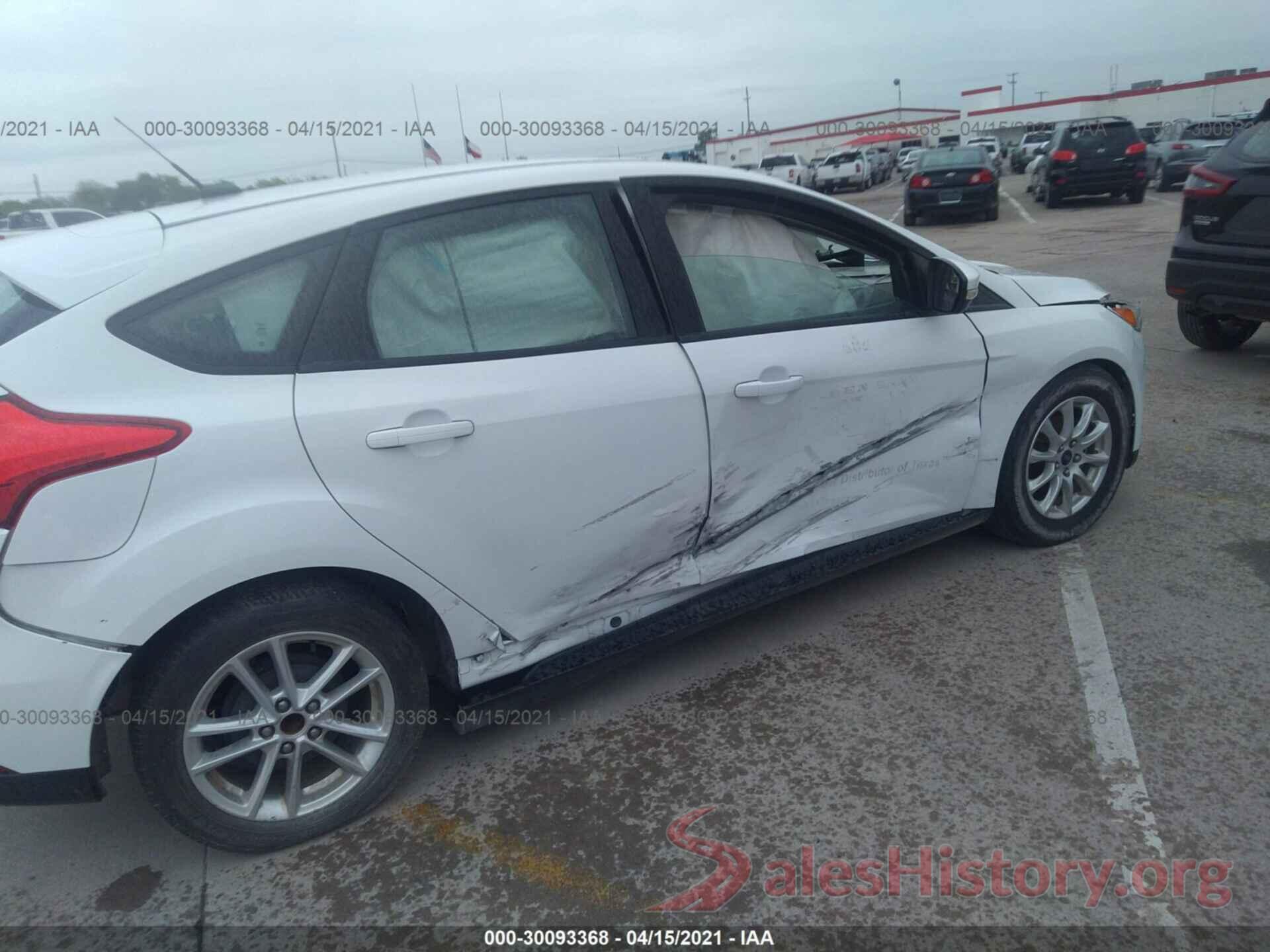 1FADP3K2XGL320356 2016 FORD FOCUS