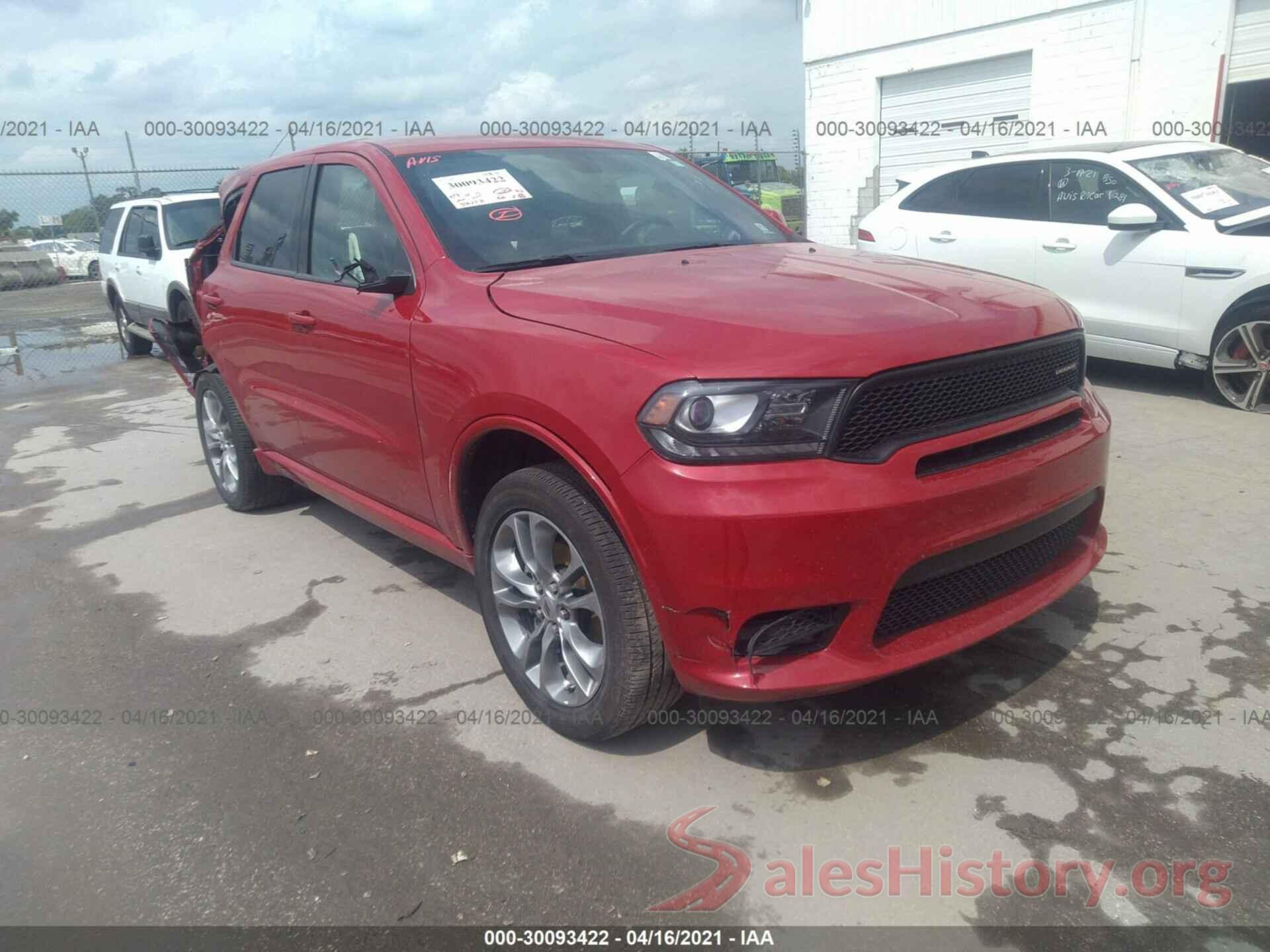 1C4RDJDG2LC286168 2020 DODGE DURANGO