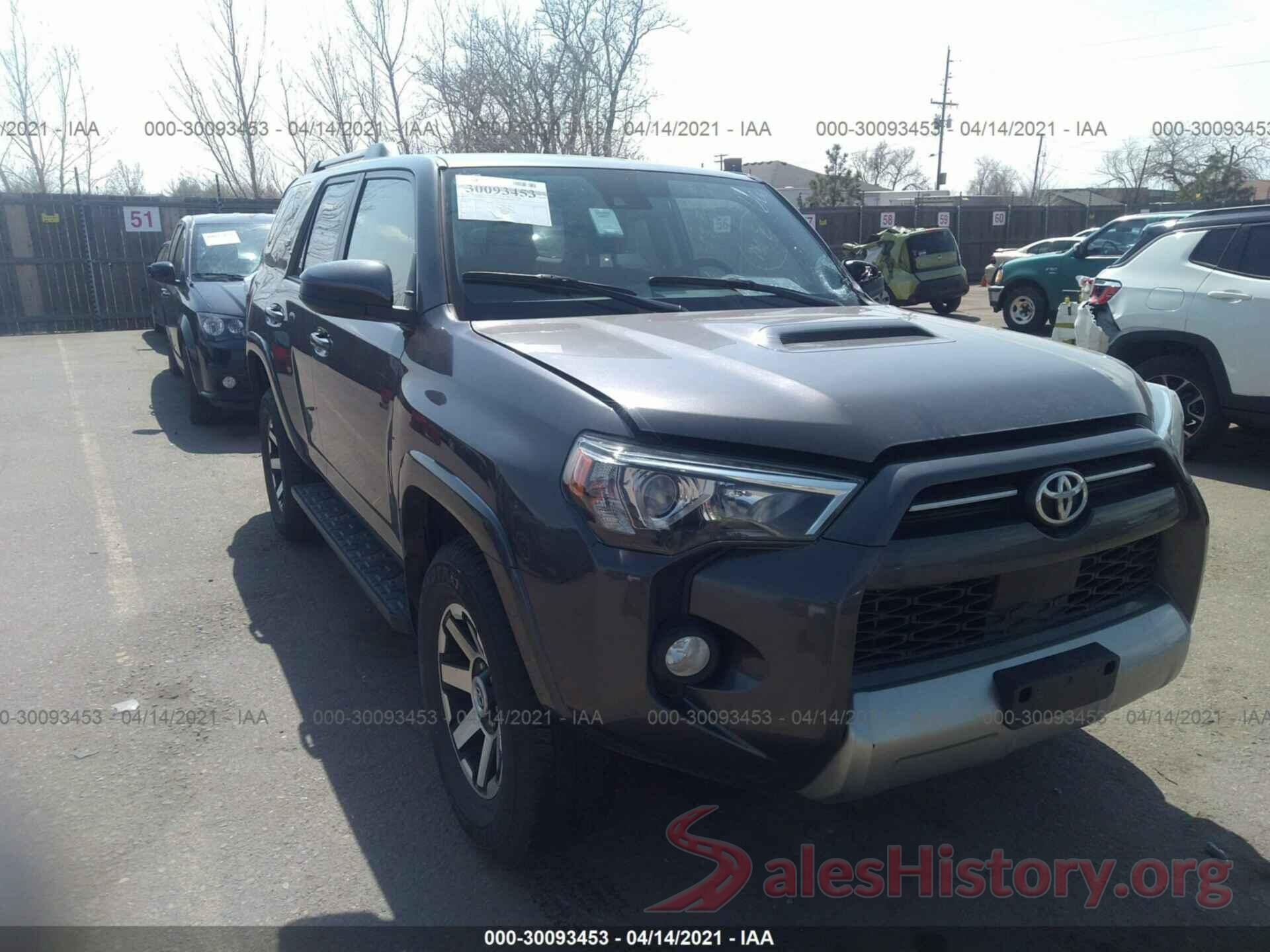 JTEBU5JR5L5787618 2020 TOYOTA 4RUNNER