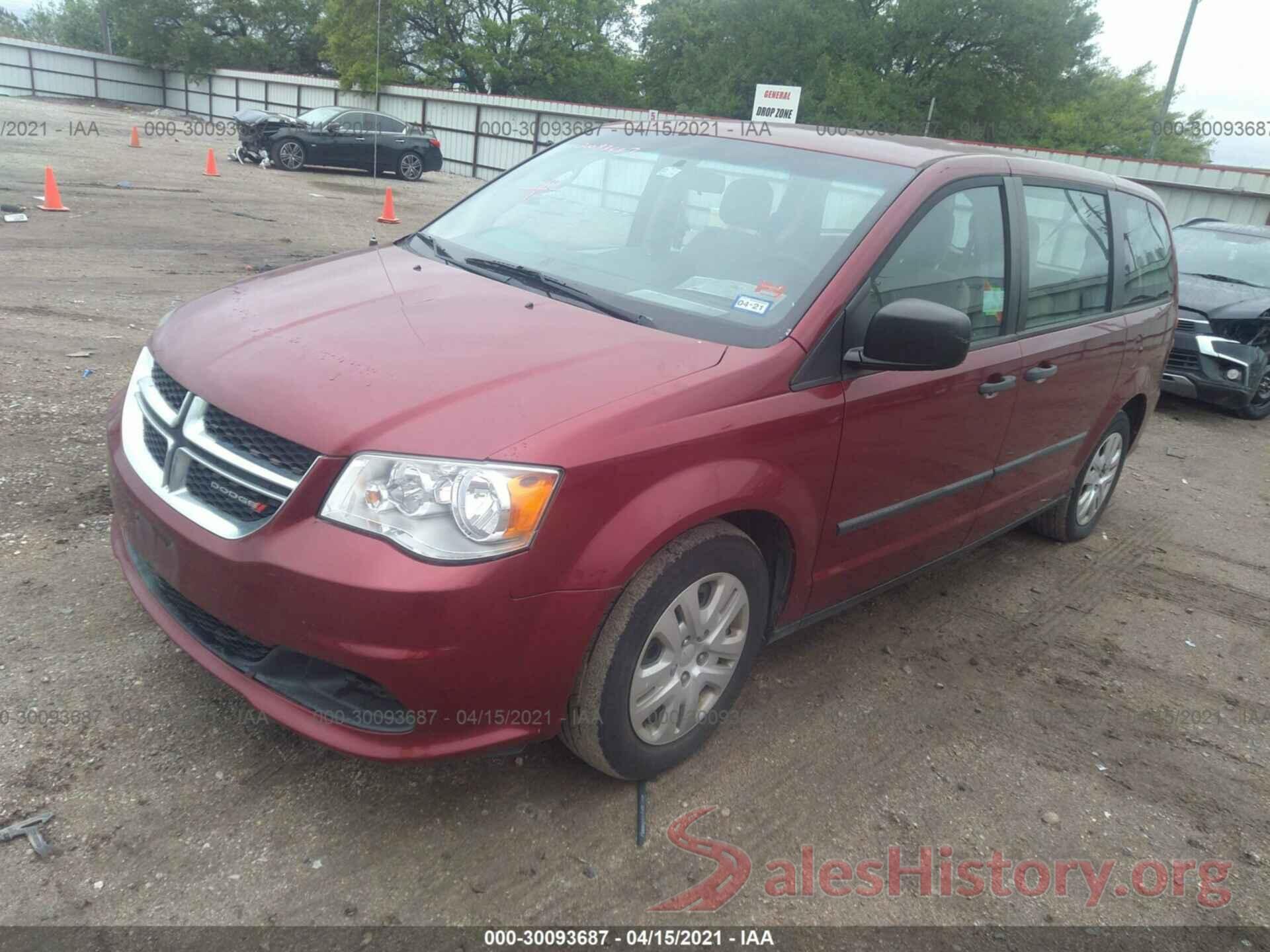 2C4RDGBG8GR196851 2016 DODGE GRAND CARAVAN