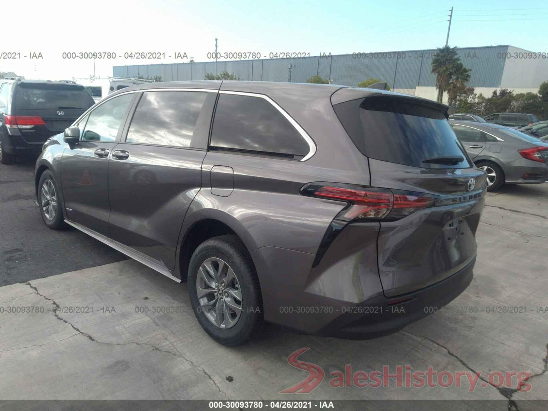 5TDKRKEC4MS014855 2021 TOYOTA SIENNA