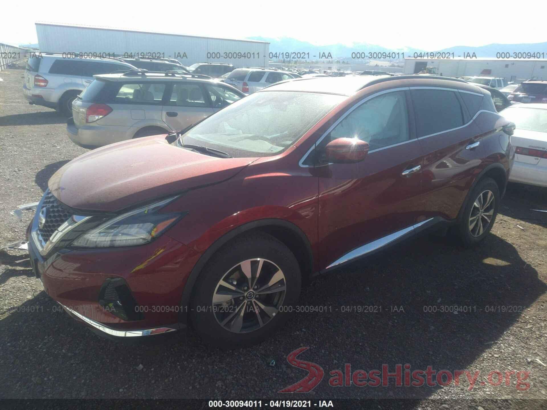 5N1AZ2BS4MC109968 2021 NISSAN MURANO