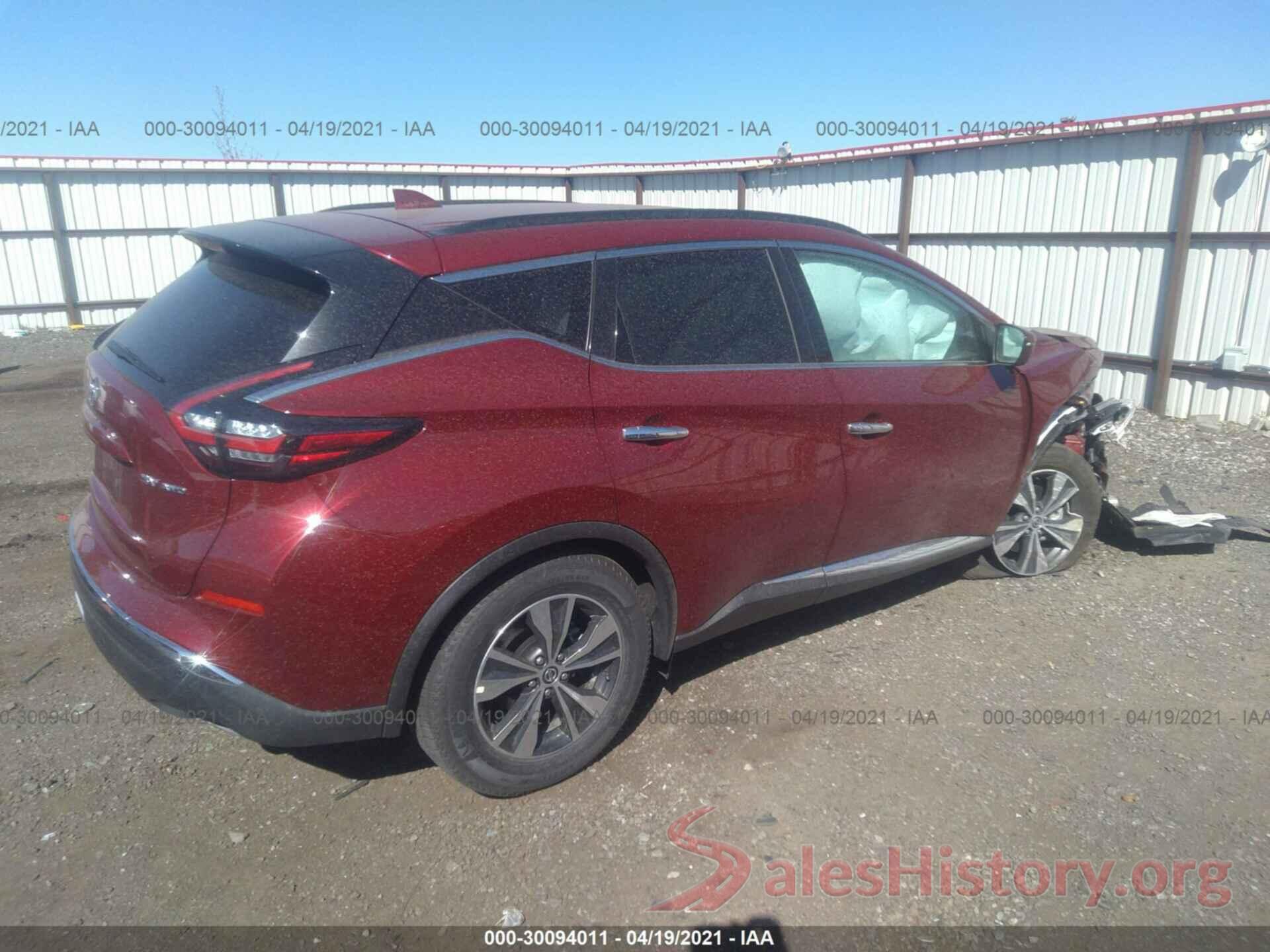 5N1AZ2BS4MC109968 2021 NISSAN MURANO