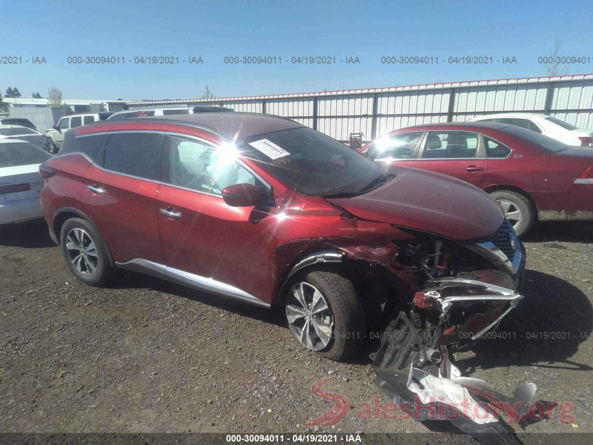 5N1AZ2BS4MC109968 2021 NISSAN MURANO