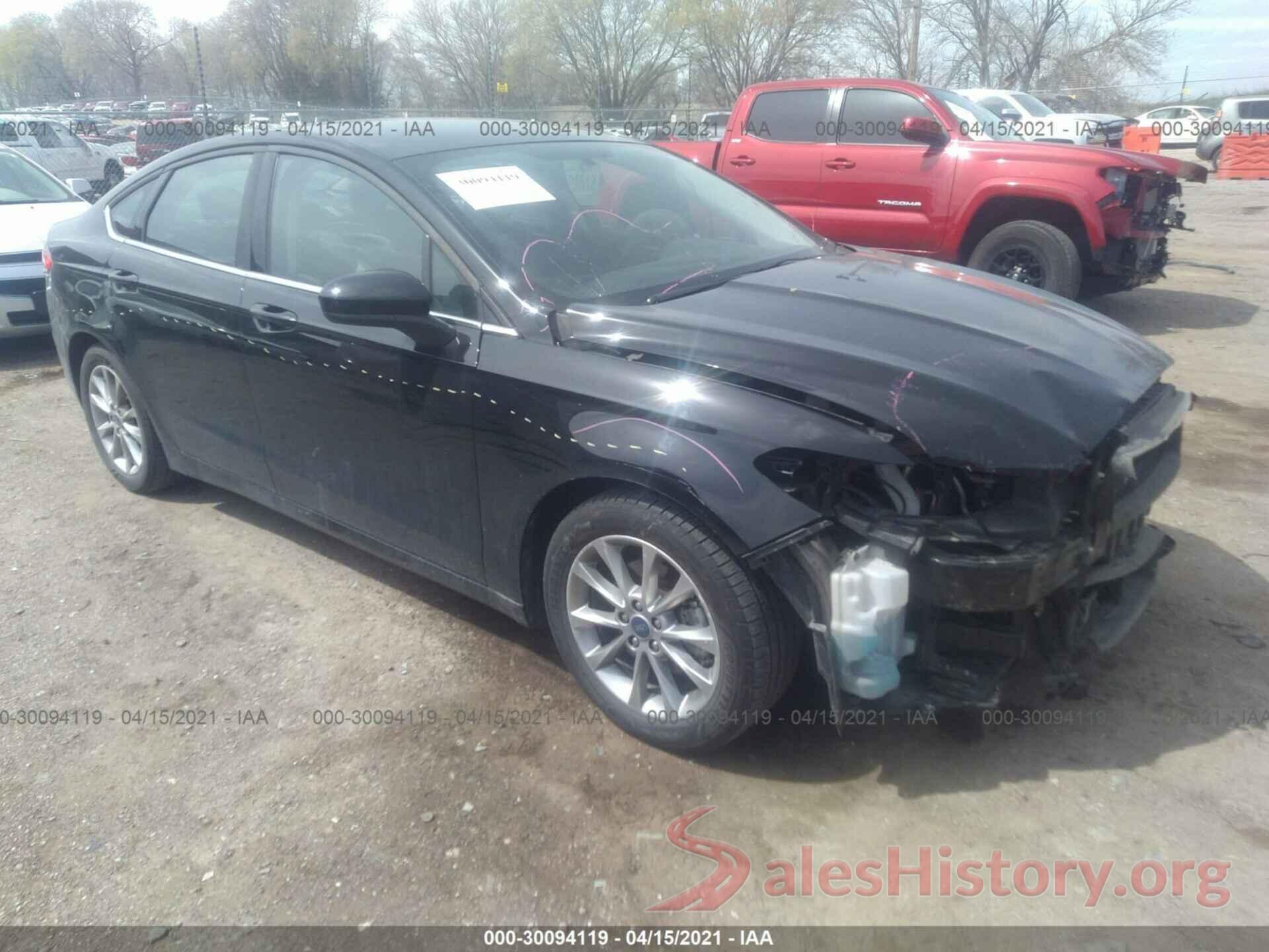 3FA6P0H72HR407343 2017 FORD FUSION