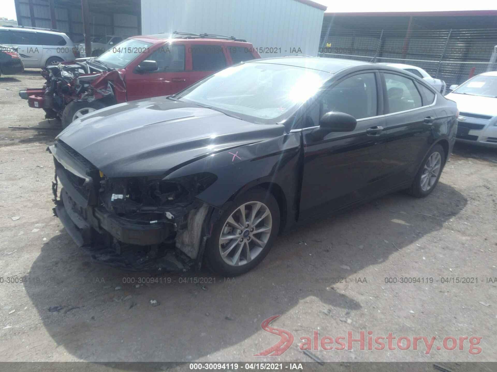 3FA6P0H72HR407343 2017 FORD FUSION