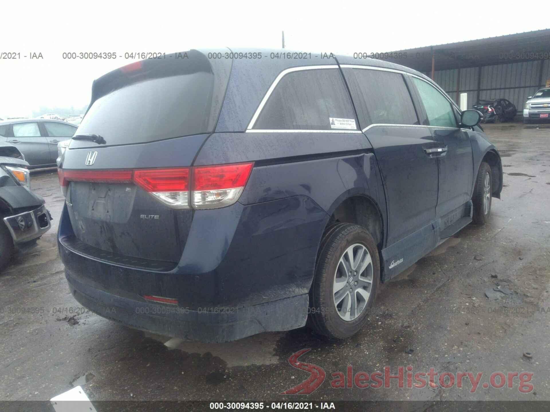 5FNRL5H91HB001573 2017 HONDA ODYSSEY