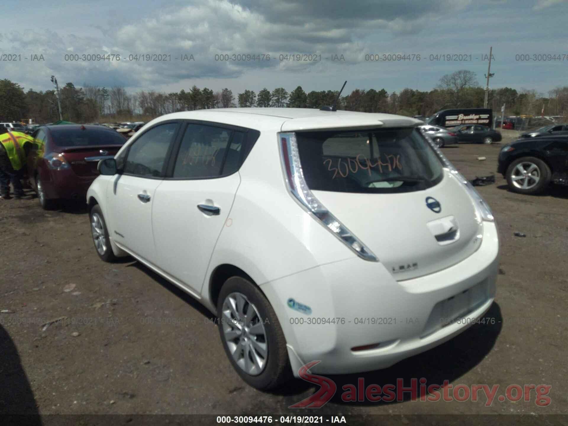 1N4BZ0CP9HC310994 2017 NISSAN LEAF