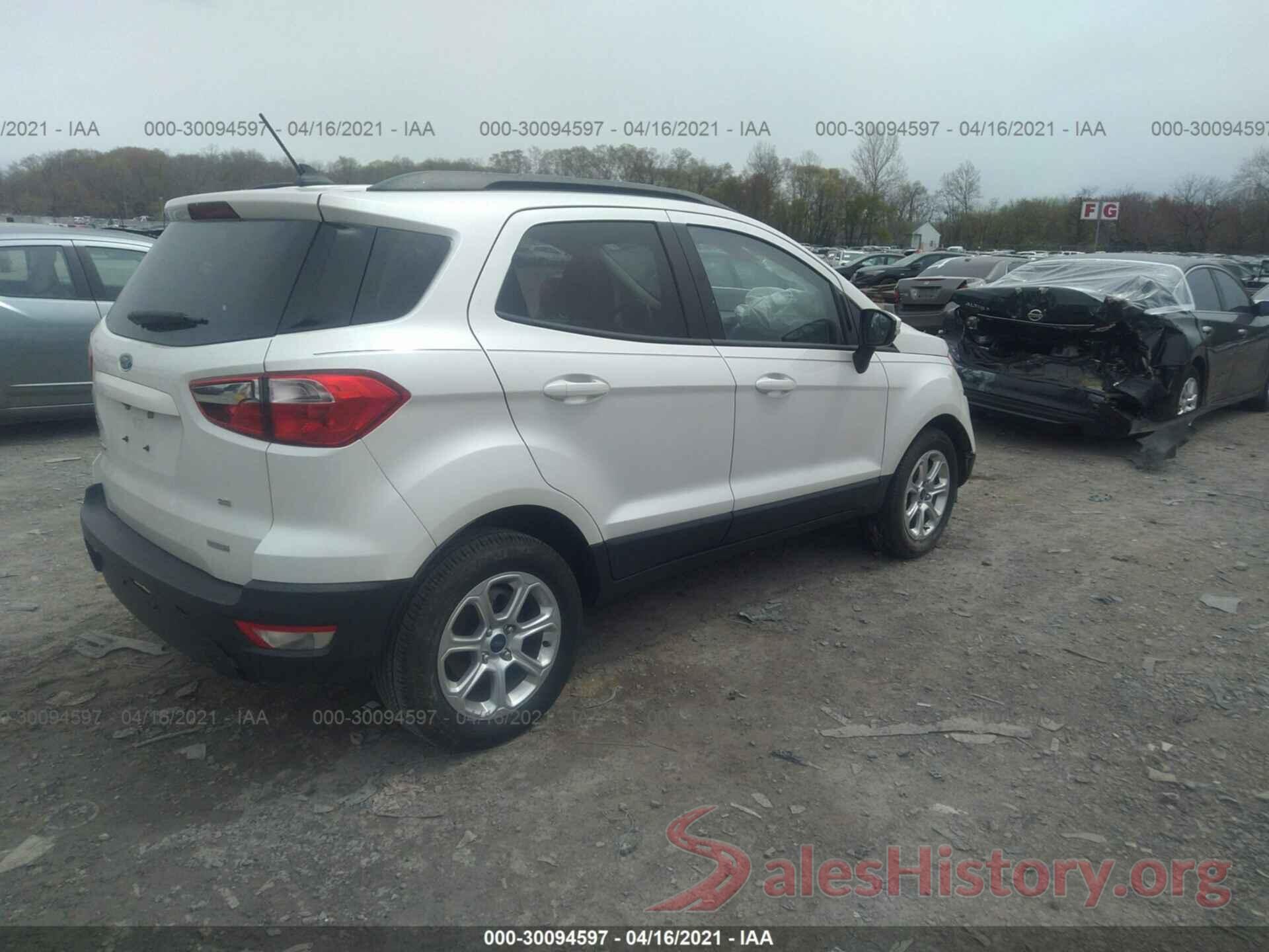 MAJ3S2GE1KC289353 2019 FORD ECOSPORT