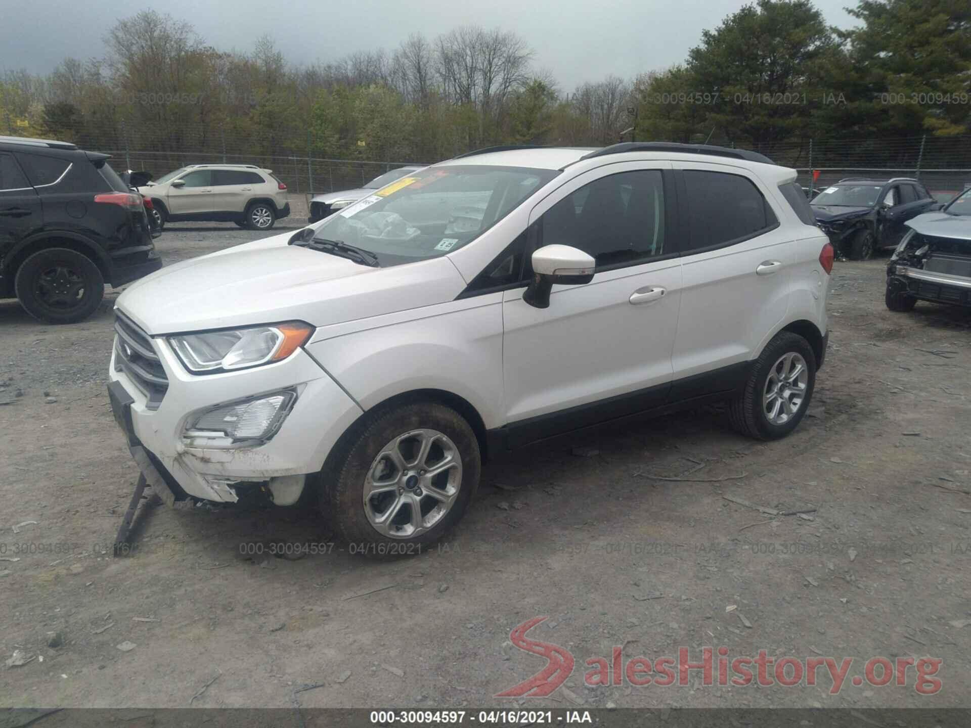 MAJ3S2GE1KC289353 2019 FORD ECOSPORT