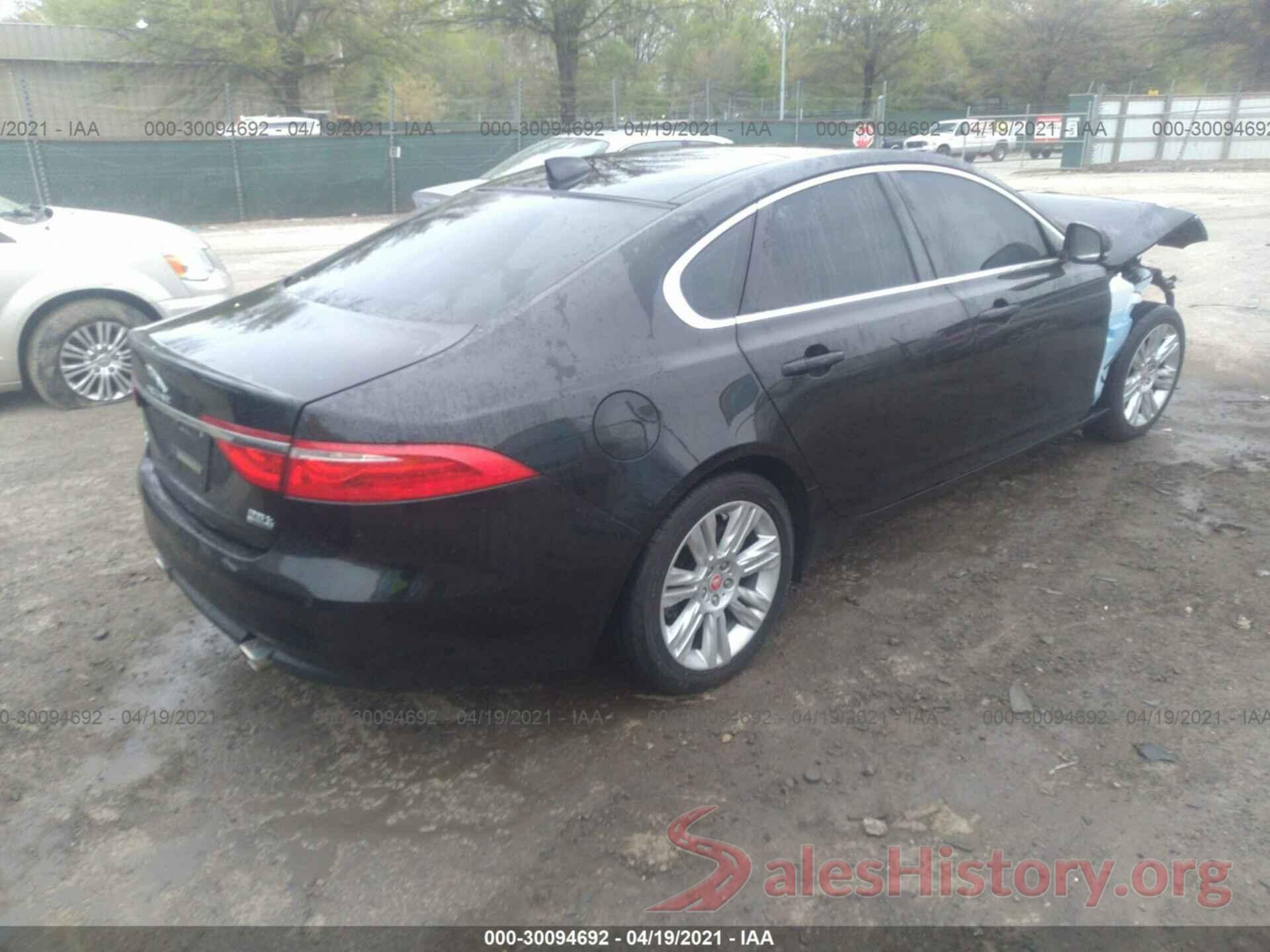 SAJBJ4BV4HCY30370 2017 JAGUAR XF