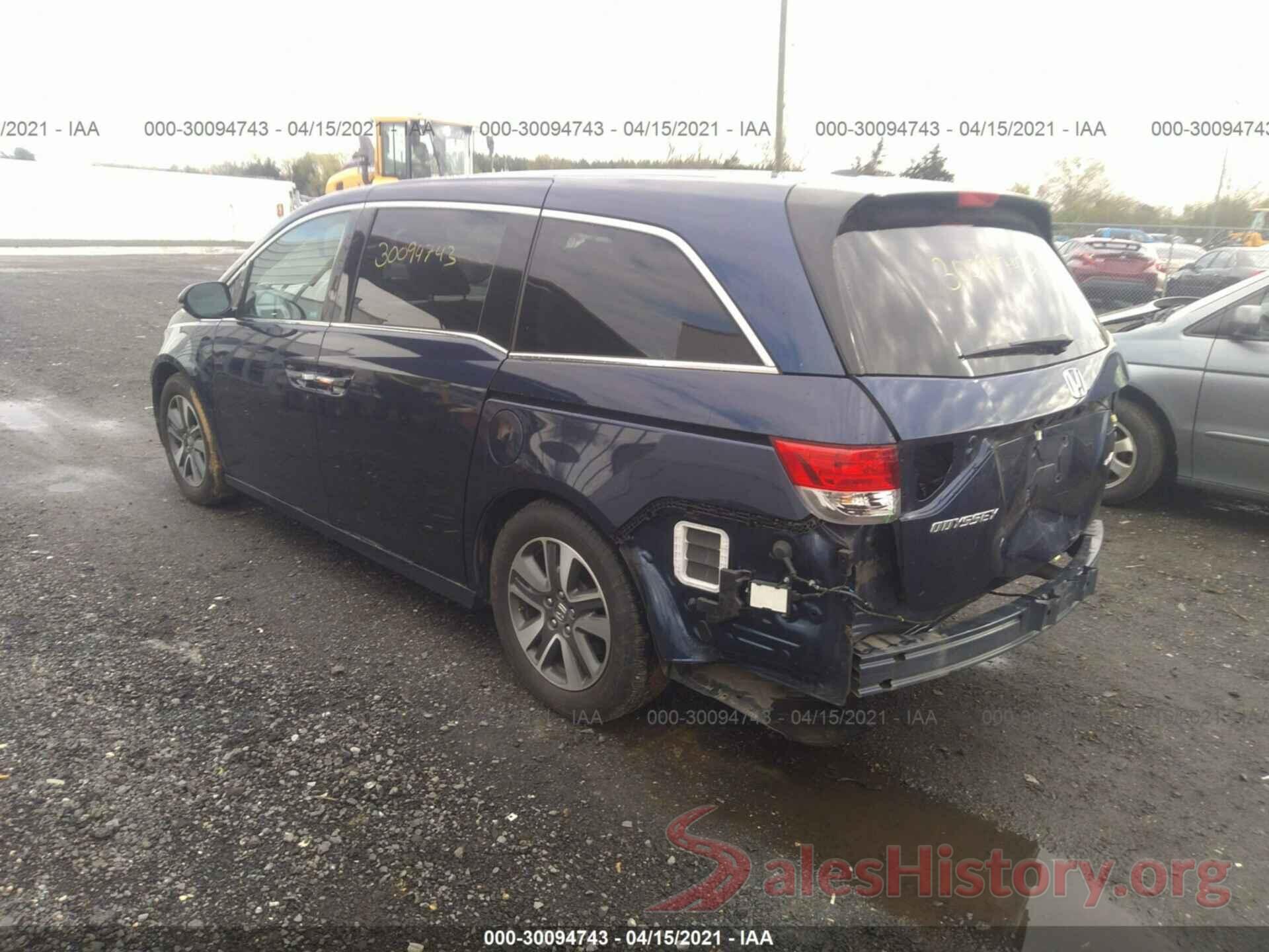 5FNRL5H99GB048266 2016 HONDA ODYSSEY