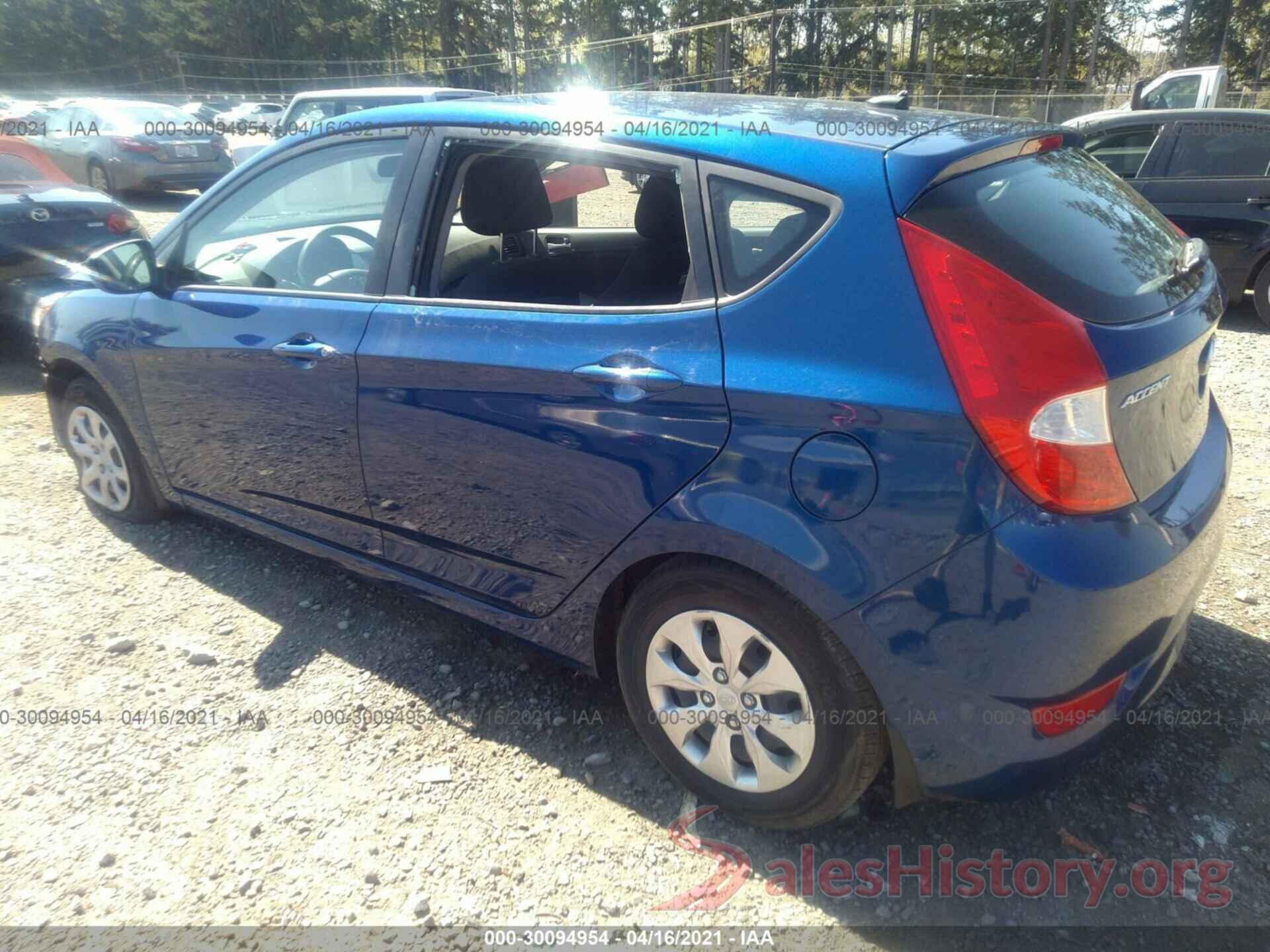 KMHCT5AE5HU321348 2017 HYUNDAI ACCENT