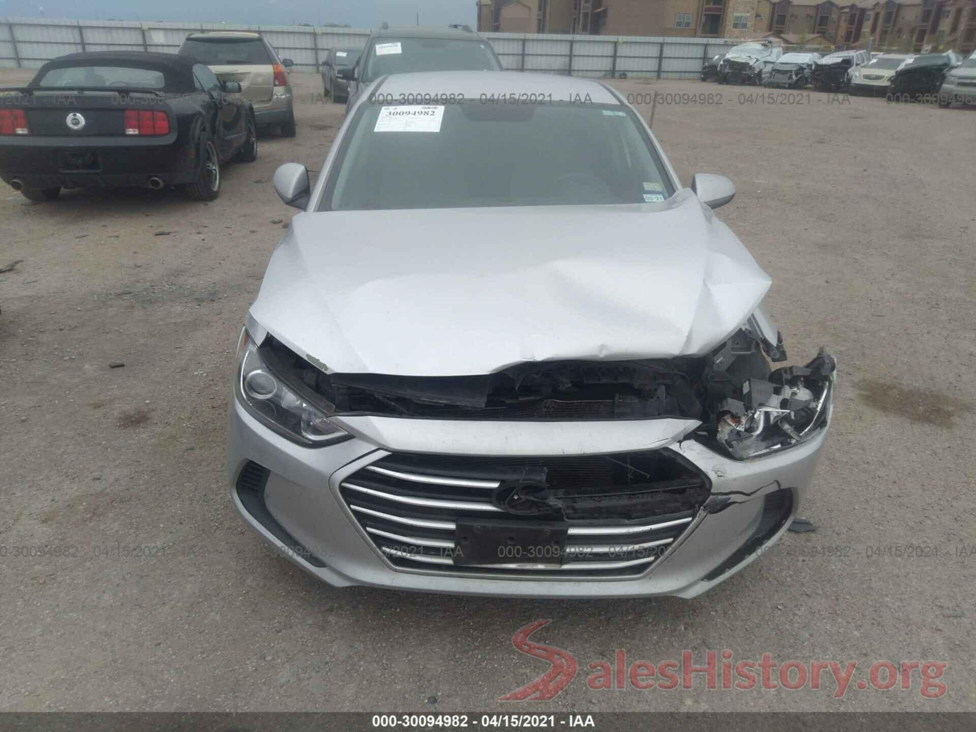 5NPD74LFXHH161720 2017 HYUNDAI ELANTRA