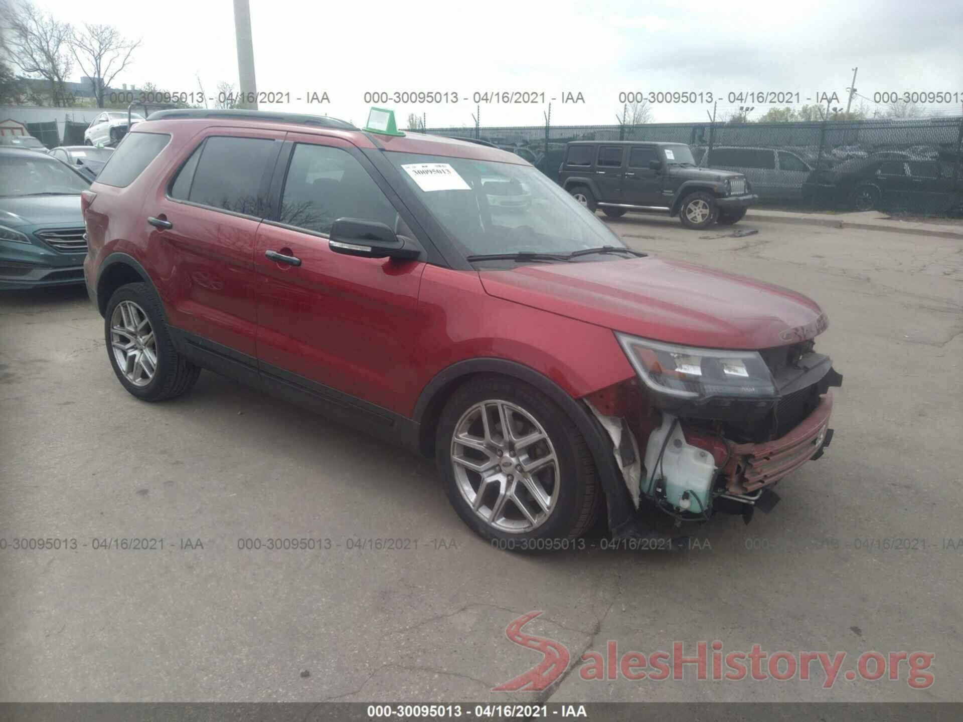 1FM5K8GTXGGA38427 2016 FORD EXPLORER