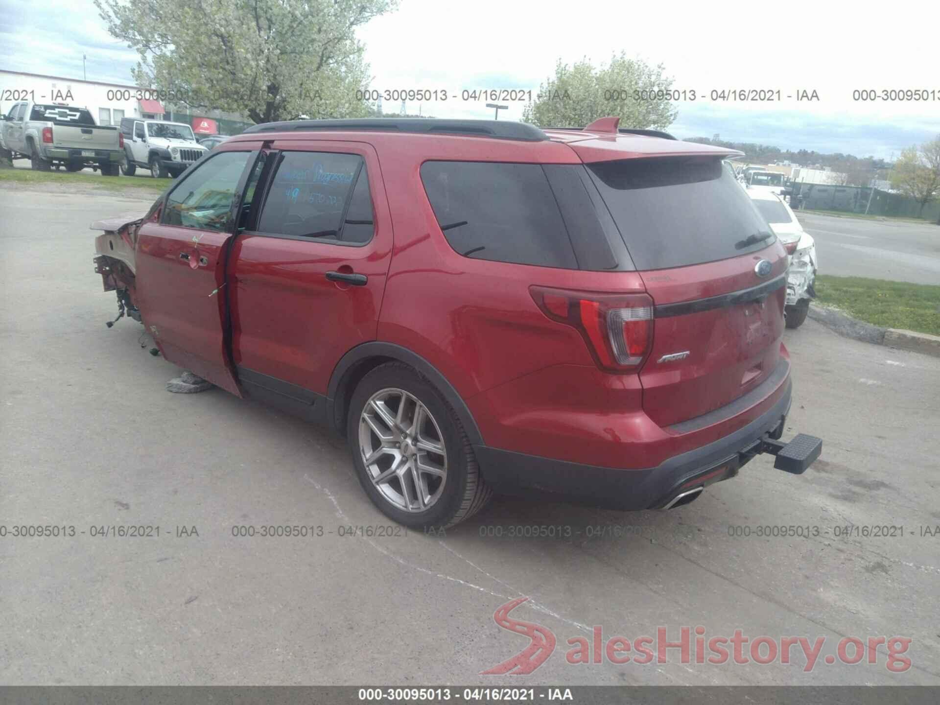 1FM5K8GTXGGA38427 2016 FORD EXPLORER