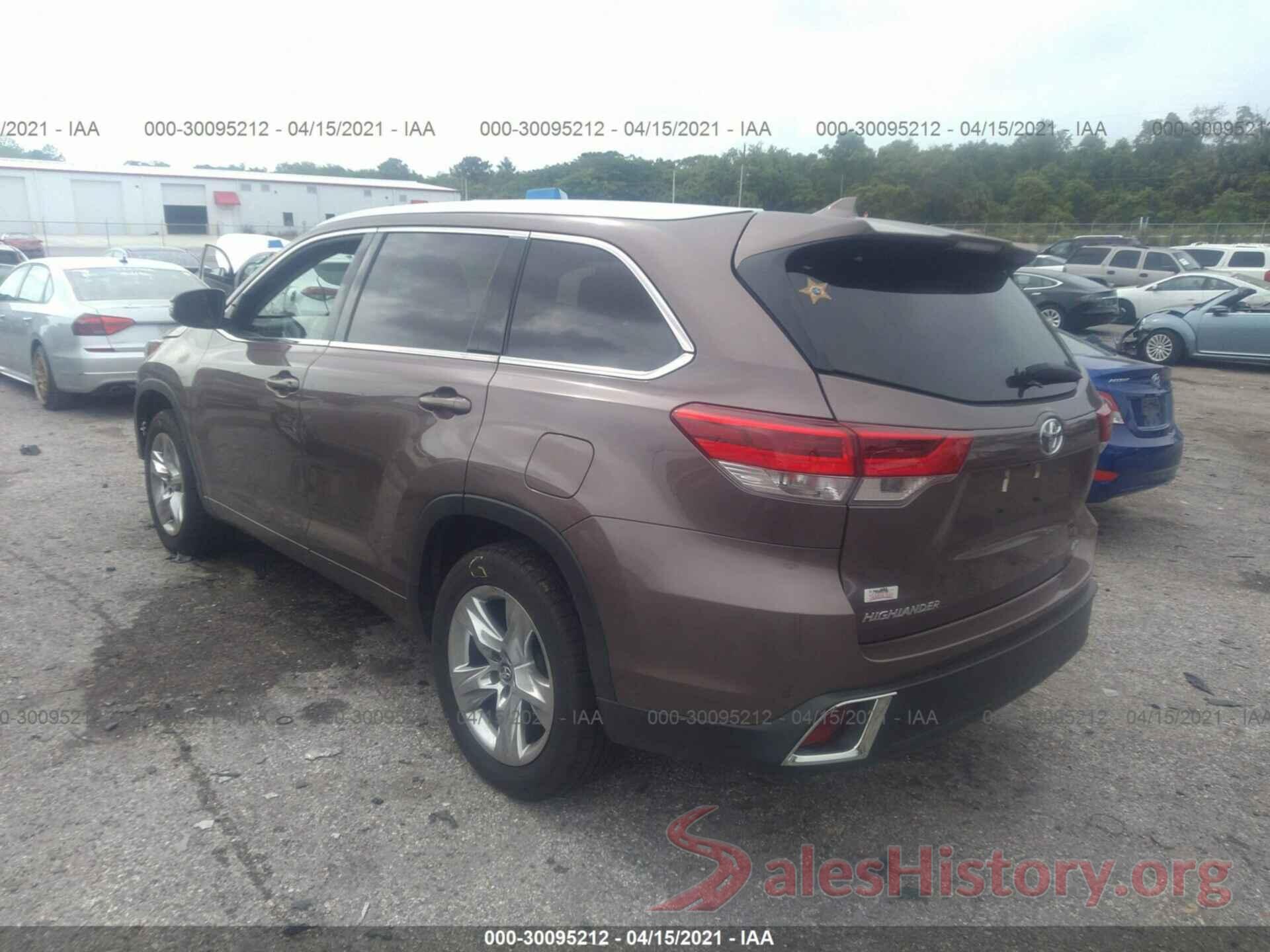 5TDYZRFH5JS245661 2018 TOYOTA HIGHLANDER