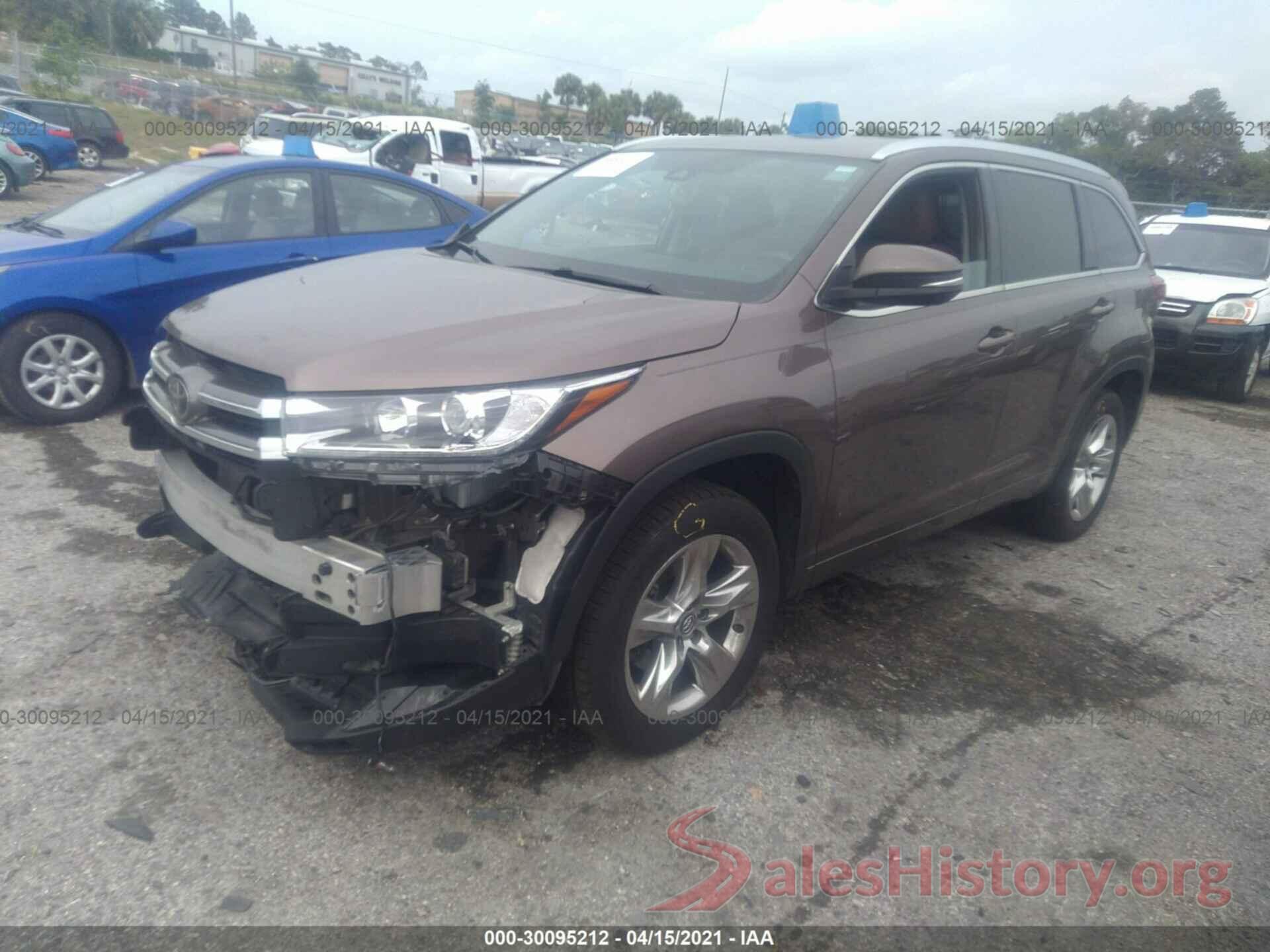 5TDYZRFH5JS245661 2018 TOYOTA HIGHLANDER