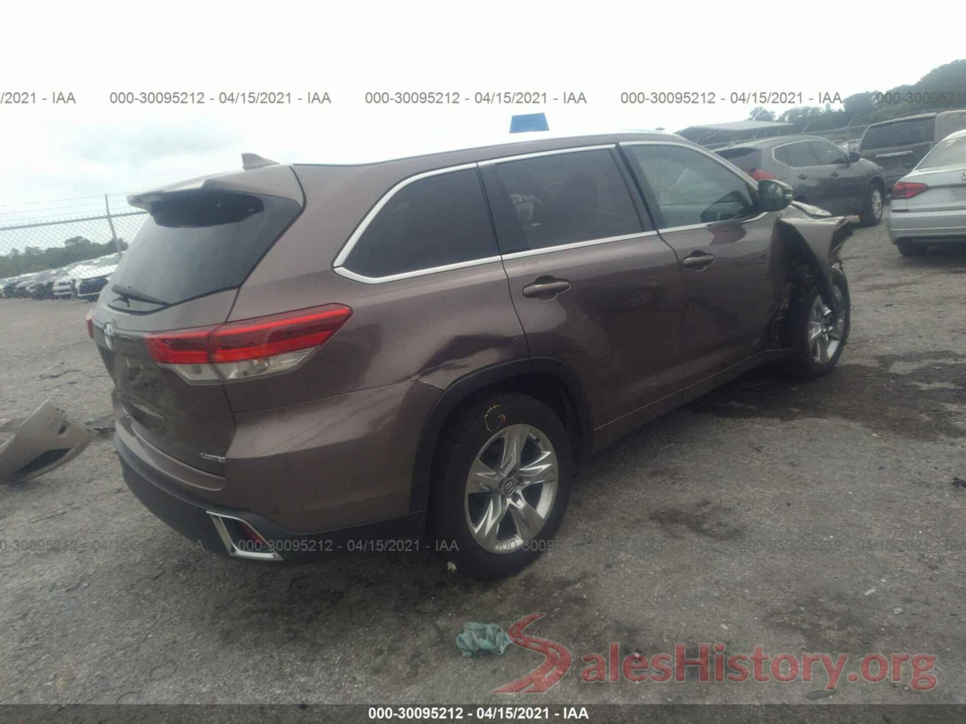 5TDYZRFH5JS245661 2018 TOYOTA HIGHLANDER