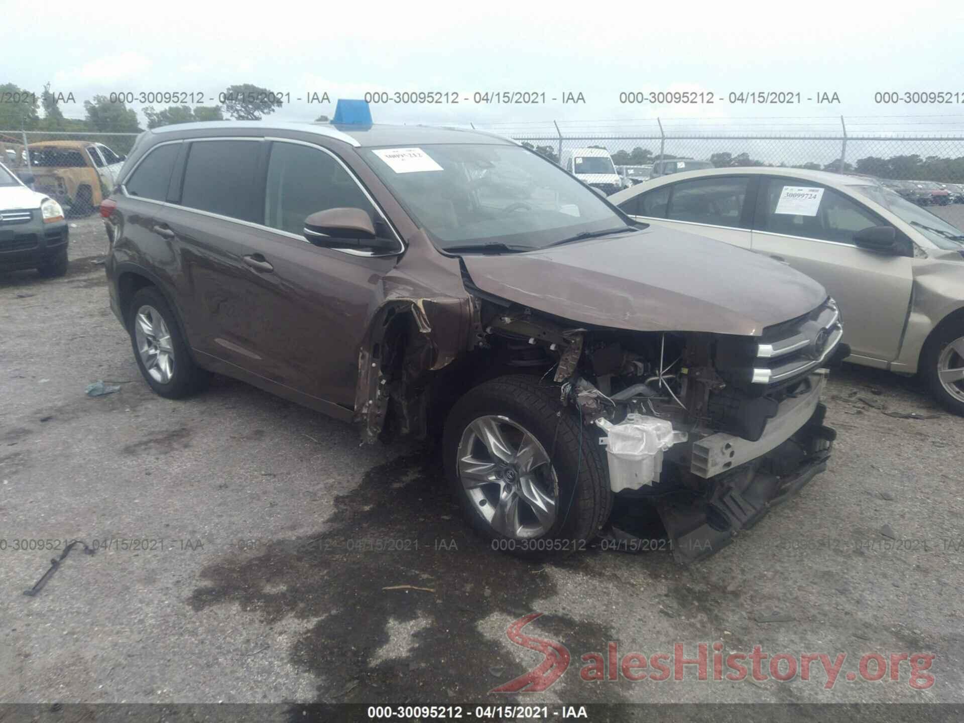 5TDYZRFH5JS245661 2018 TOYOTA HIGHLANDER