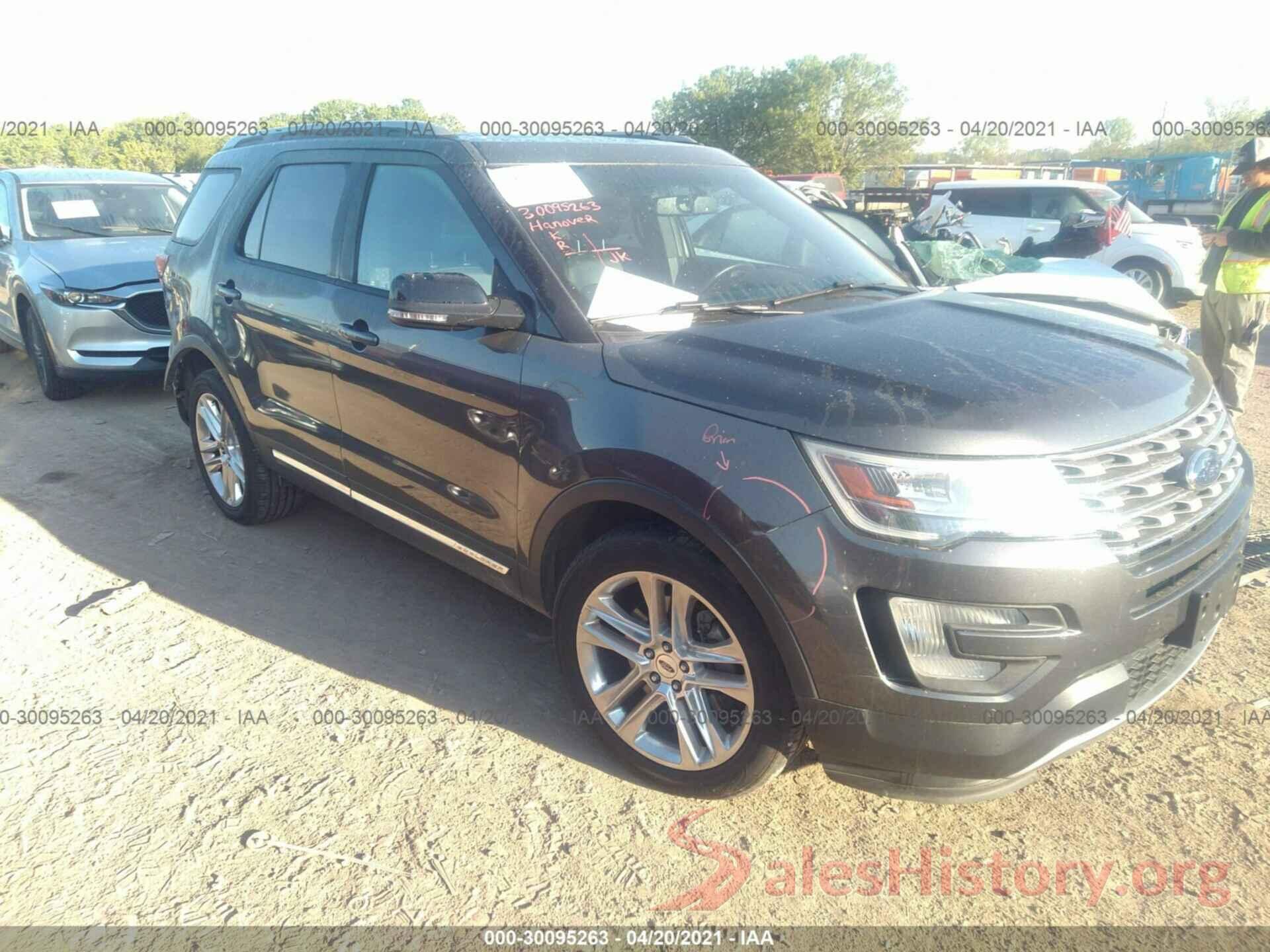 1FM5K7D86GGD00552 2016 FORD EXPLORER