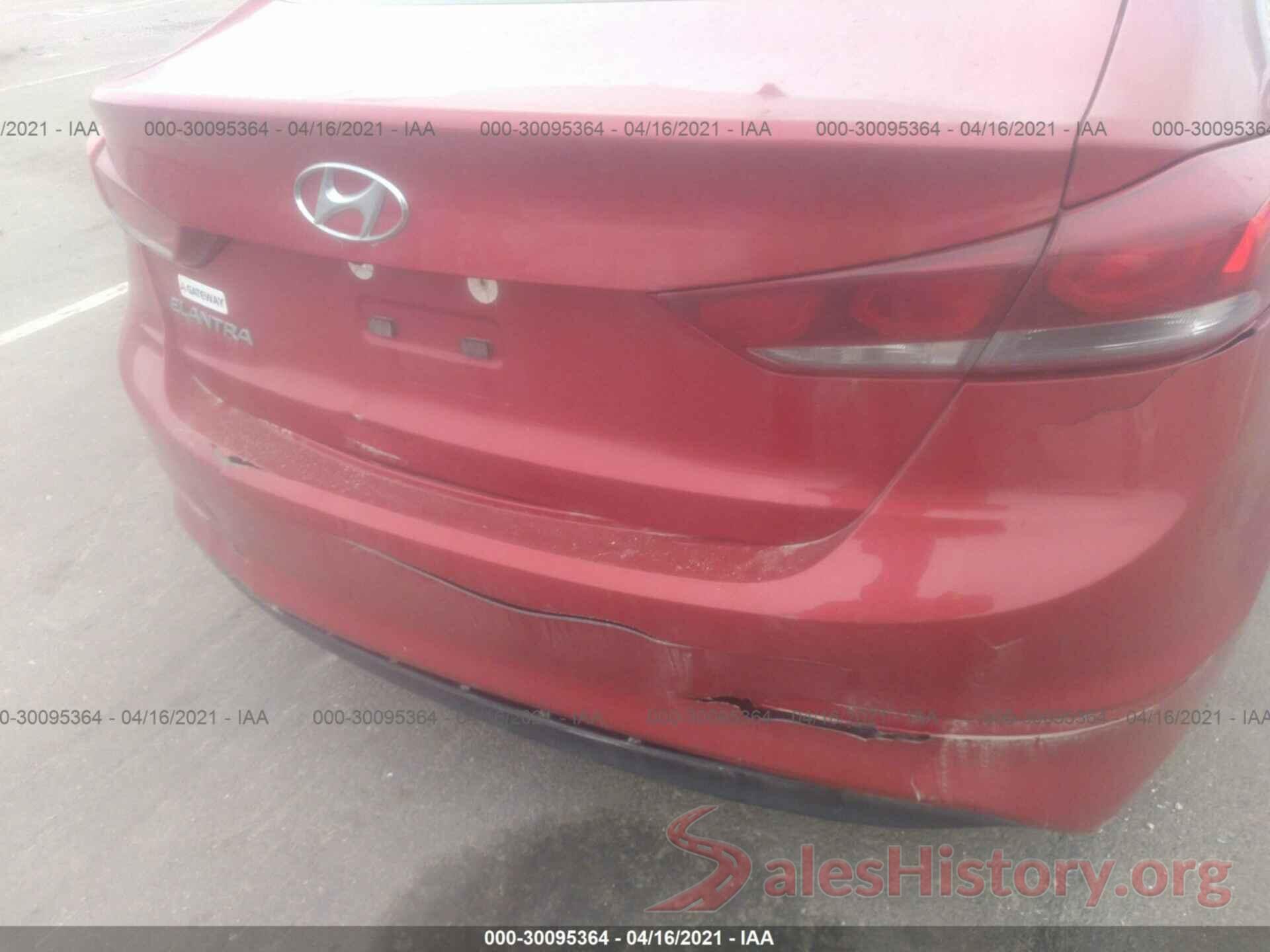 5NPD84LF8JH353575 2018 HYUNDAI ELANTRA