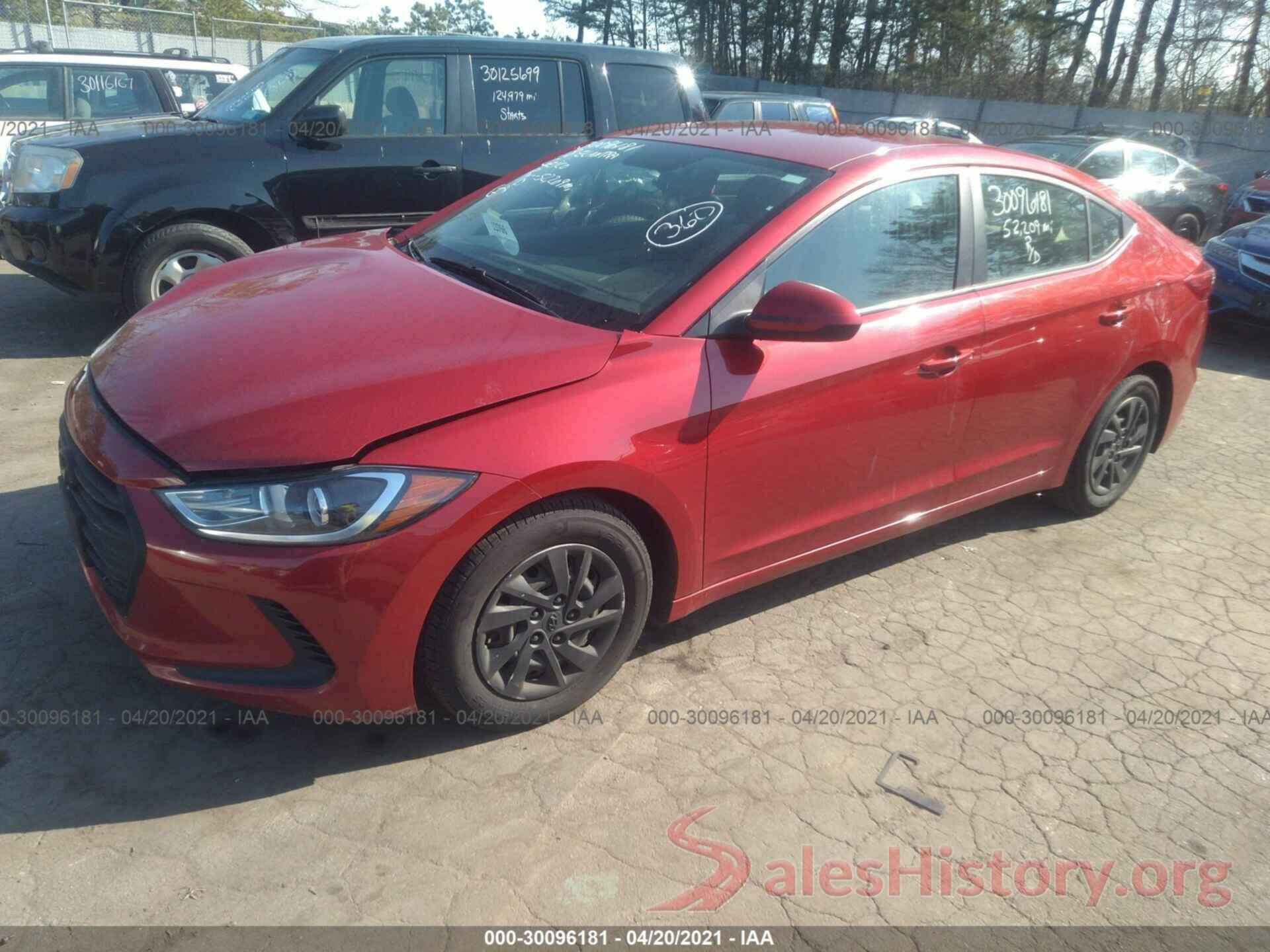 5NPD74LF7JH221183 2018 HYUNDAI ELANTRA