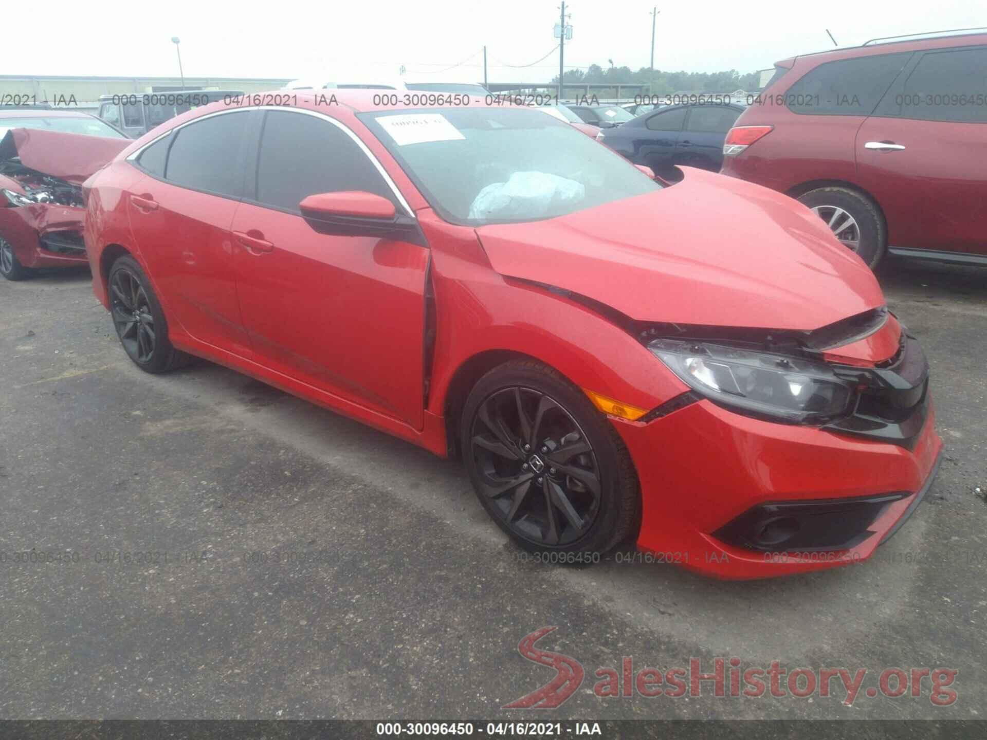 2HGFC2F82KH597680 2019 HONDA CIVIC SEDAN