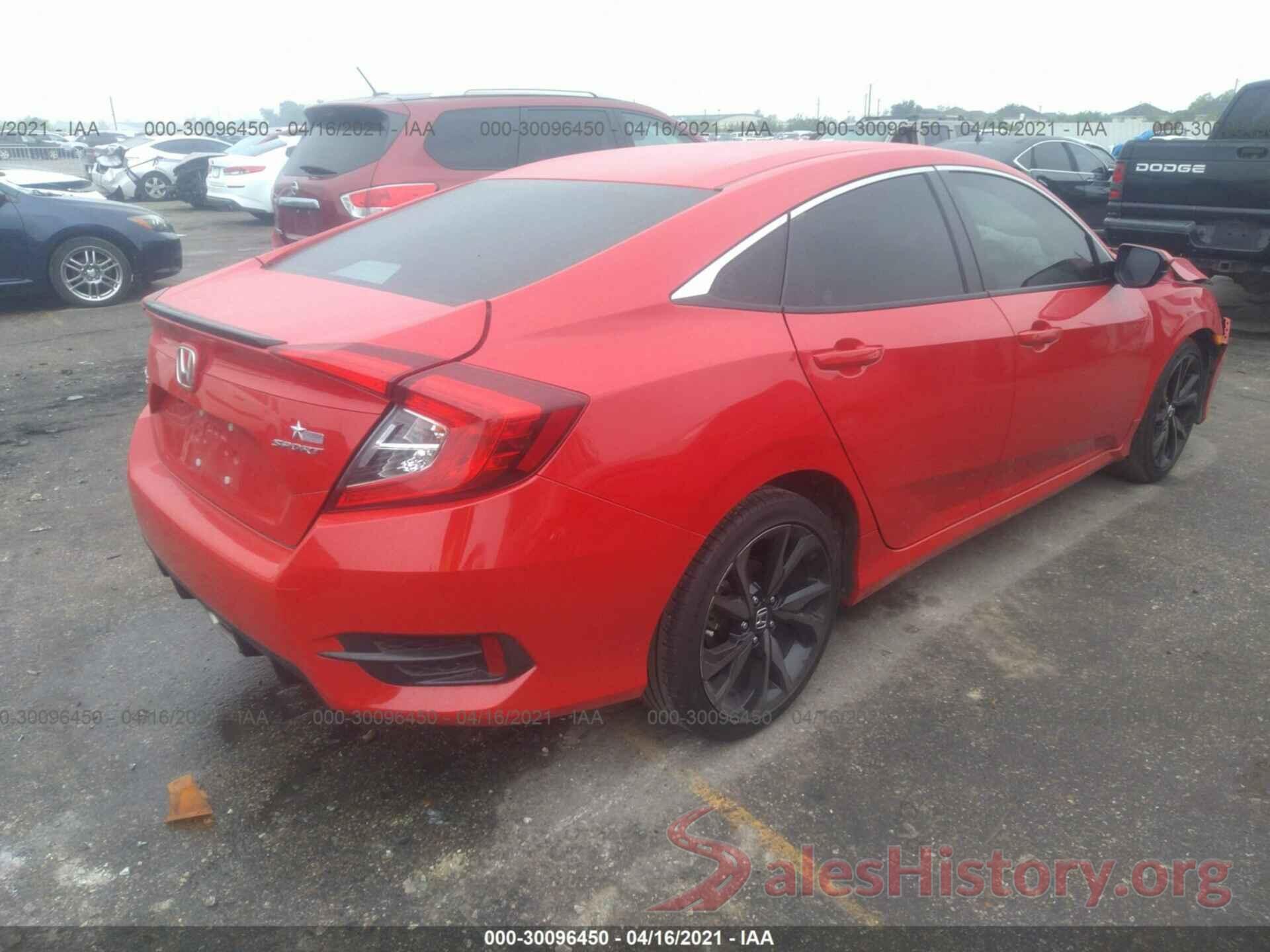 2HGFC2F82KH597680 2019 HONDA CIVIC SEDAN