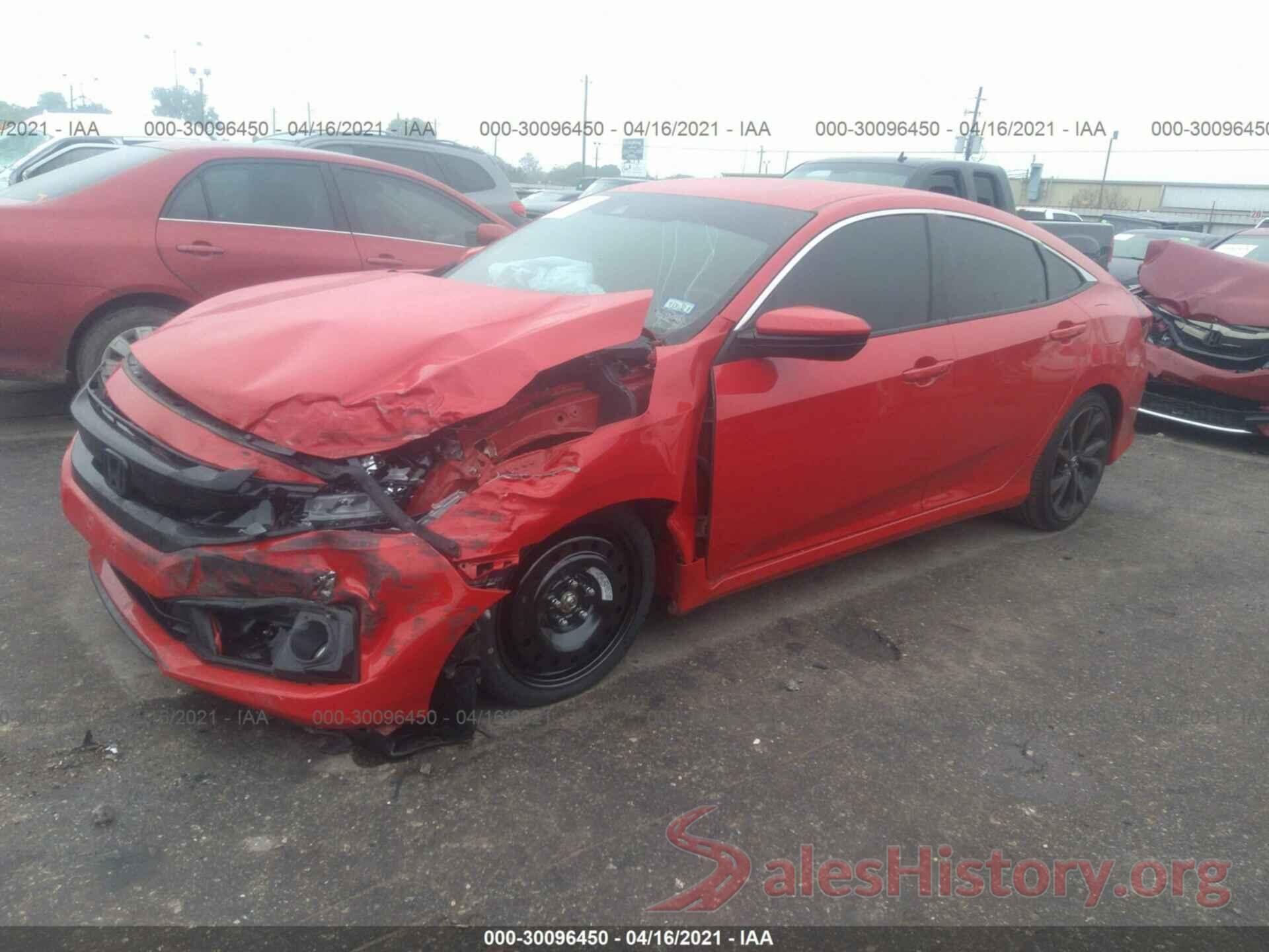 2HGFC2F82KH597680 2019 HONDA CIVIC SEDAN