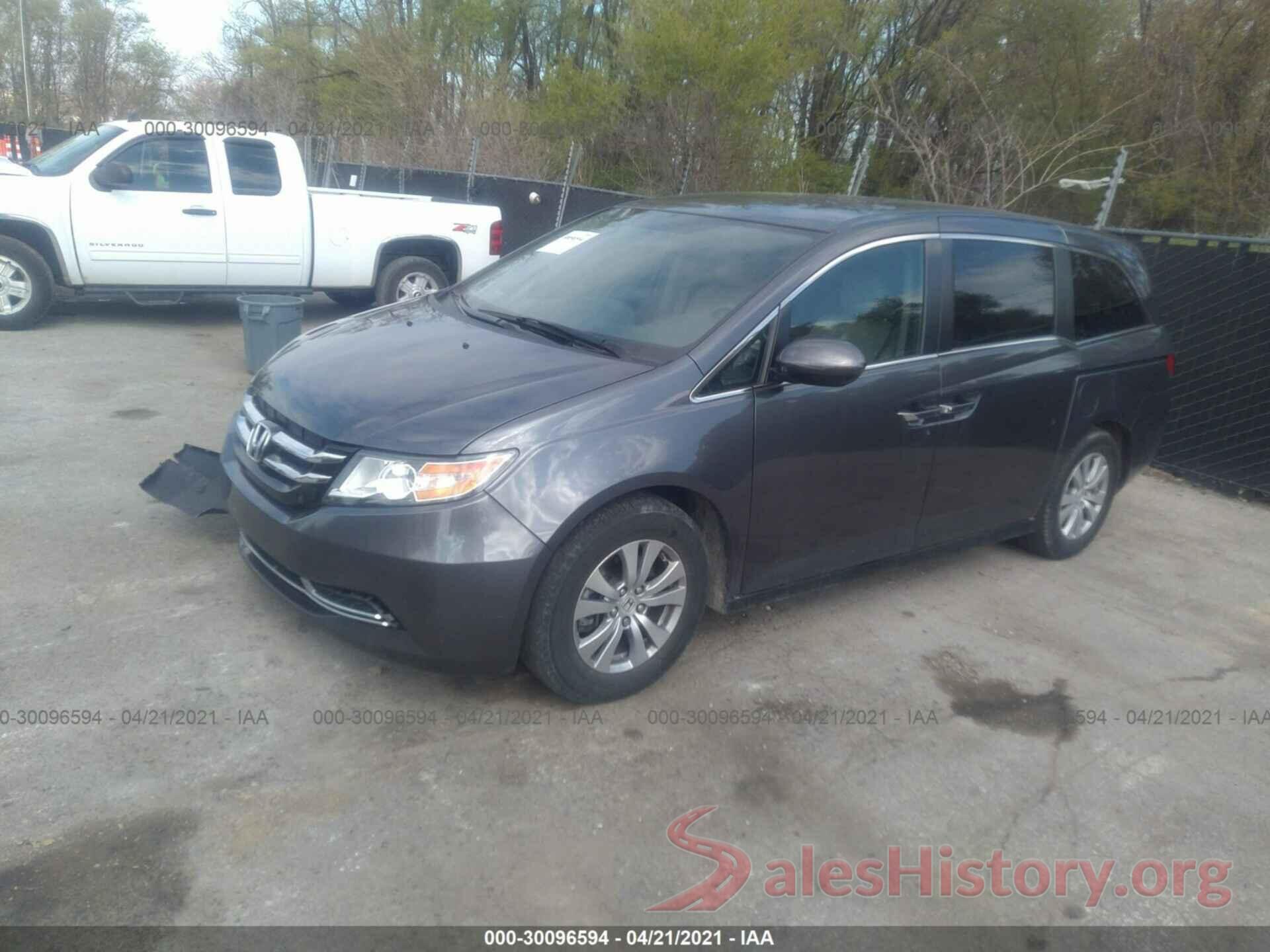 5FNRL5H38GB108937 2016 HONDA ODYSSEY