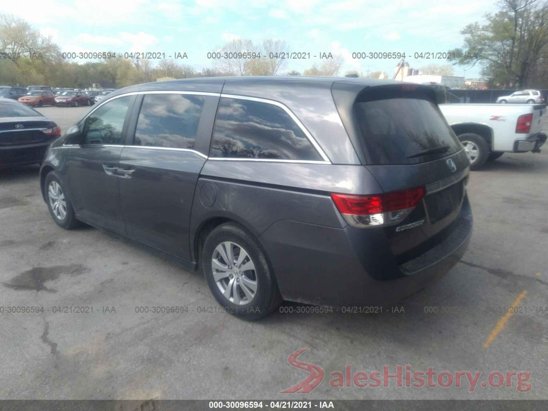 5FNRL5H38GB108937 2016 HONDA ODYSSEY