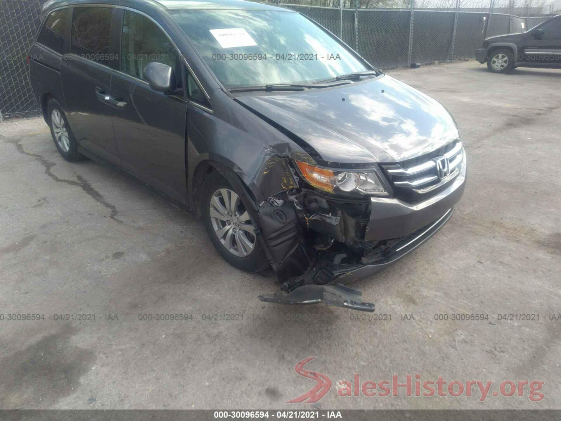 5FNRL5H38GB108937 2016 HONDA ODYSSEY