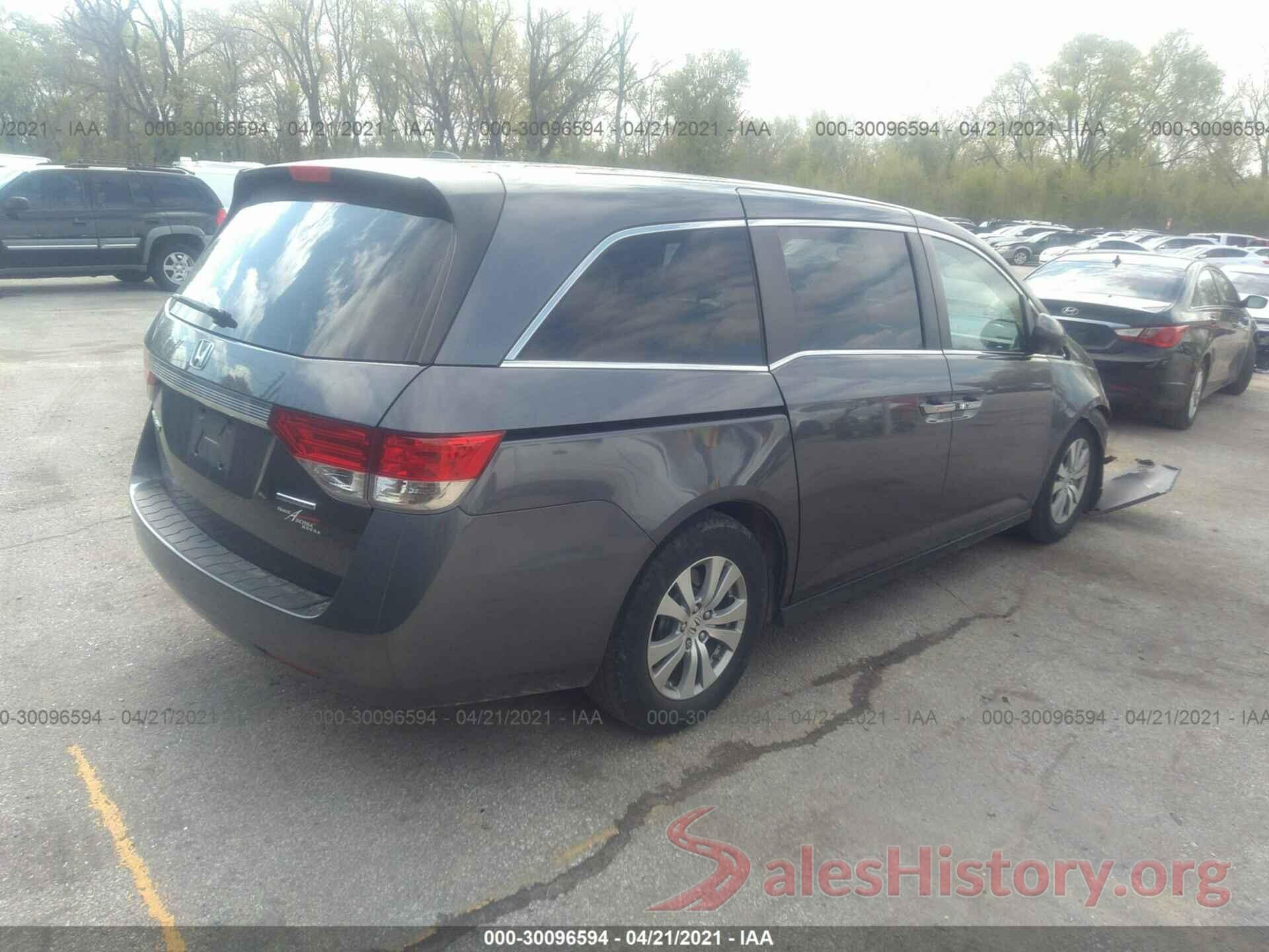 5FNRL5H38GB108937 2016 HONDA ODYSSEY